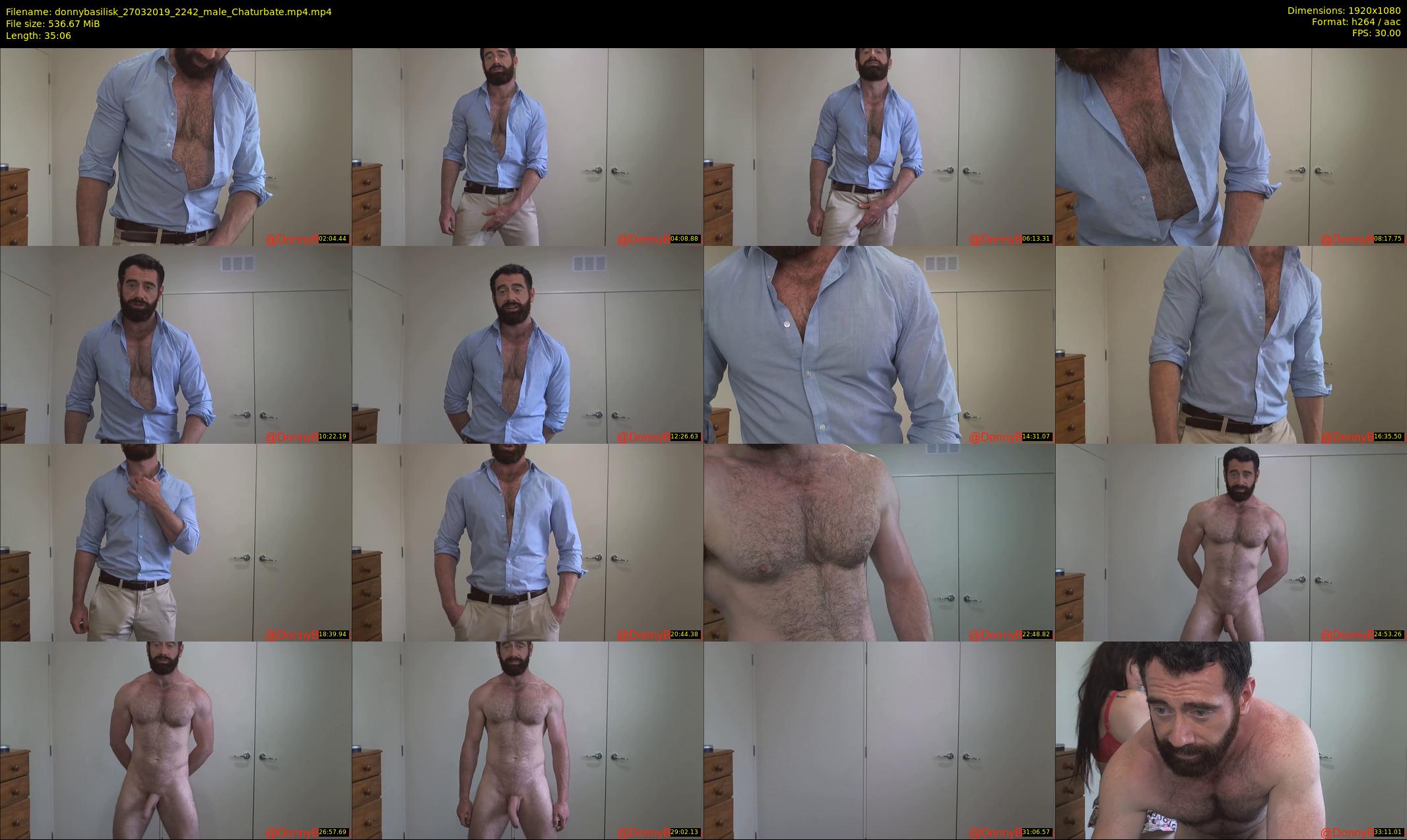 donnybasilisk — 36 minute Chaturbate male cam show recording, 1080p, Mar 27, 2019