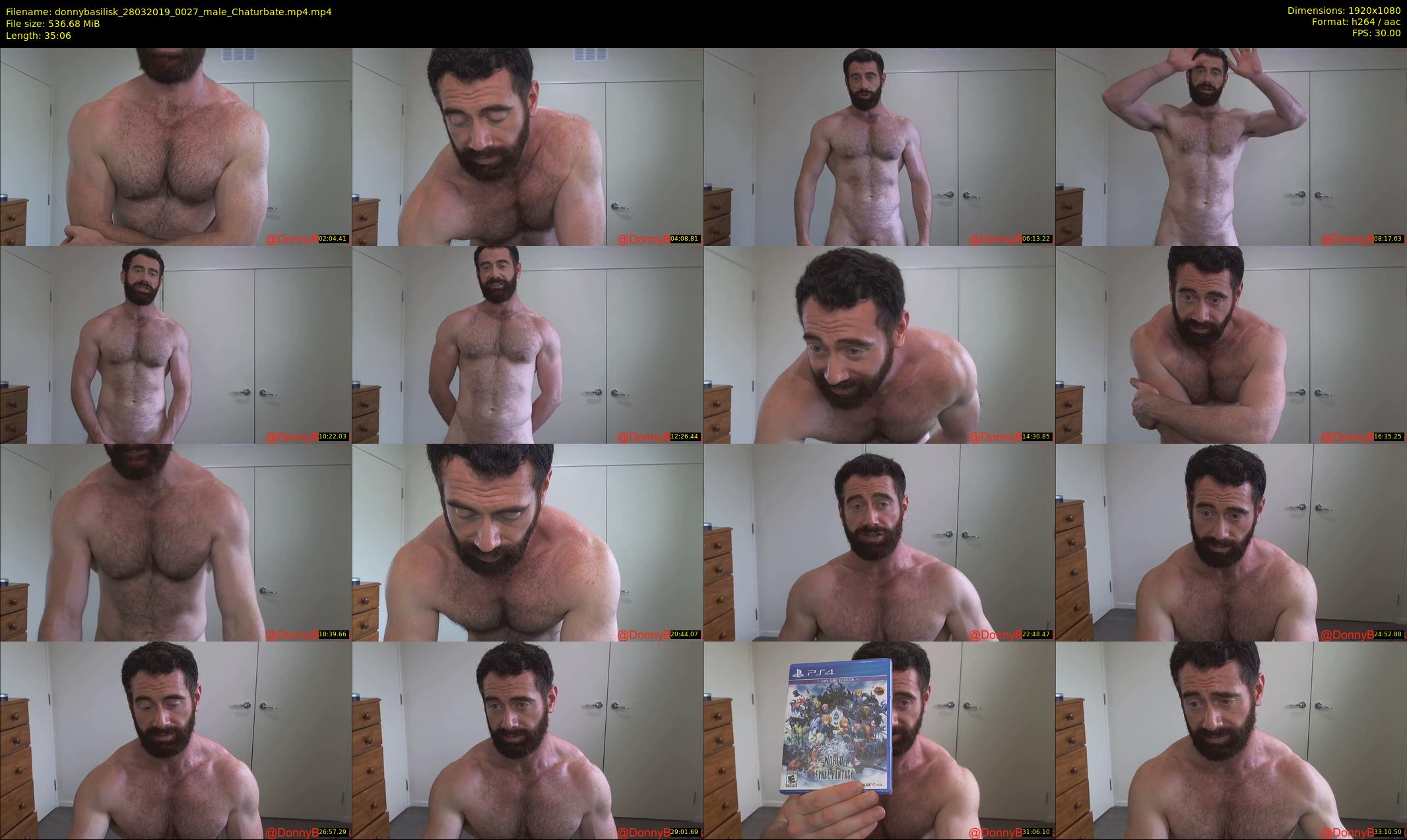 donnybasilisk — 36 minute Chaturbate male cam show recording, 1080p, Mar 28, 2019