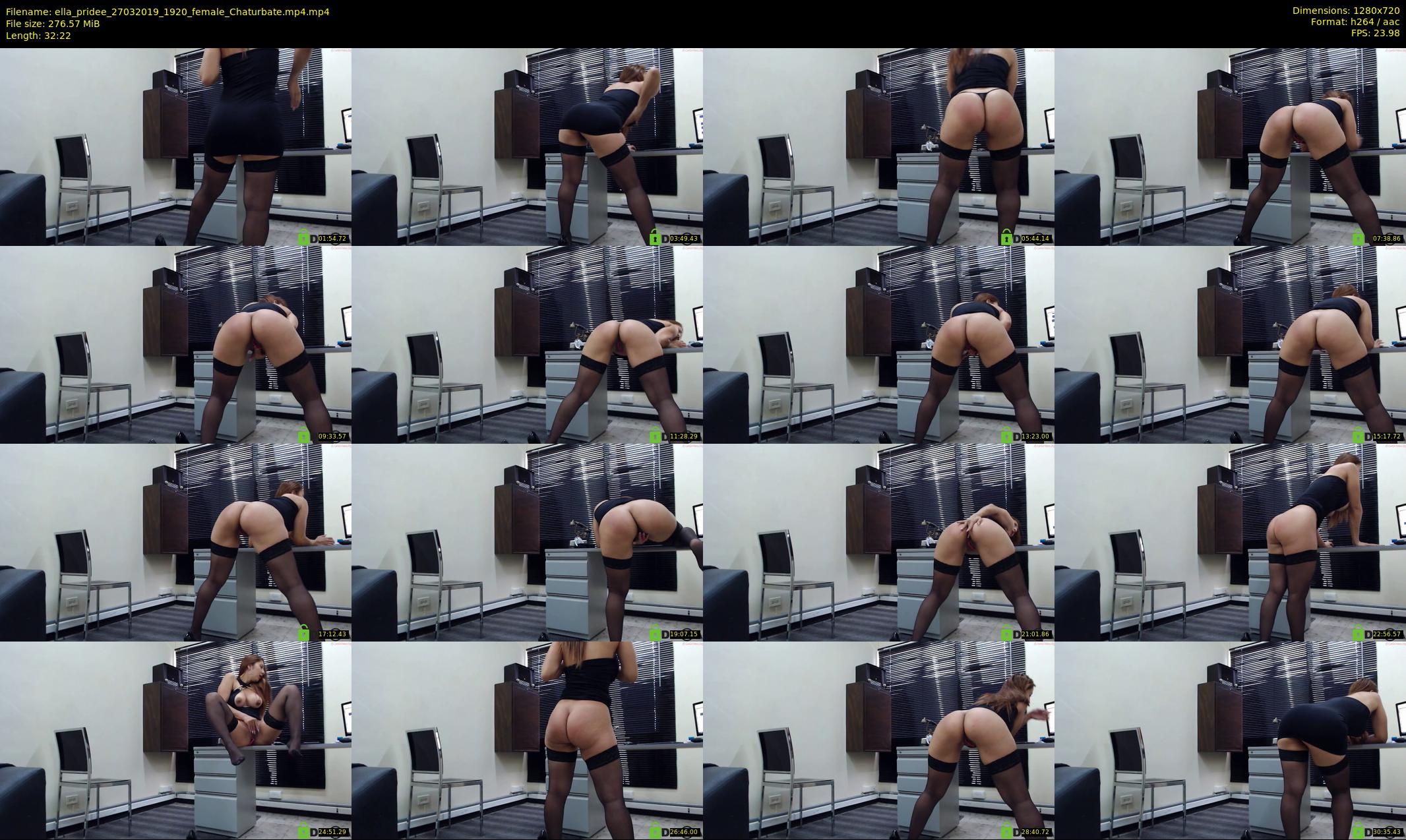 ella_pridee — 33 minute Chaturbate female cam show recording, 720p, Mar 27, 2019