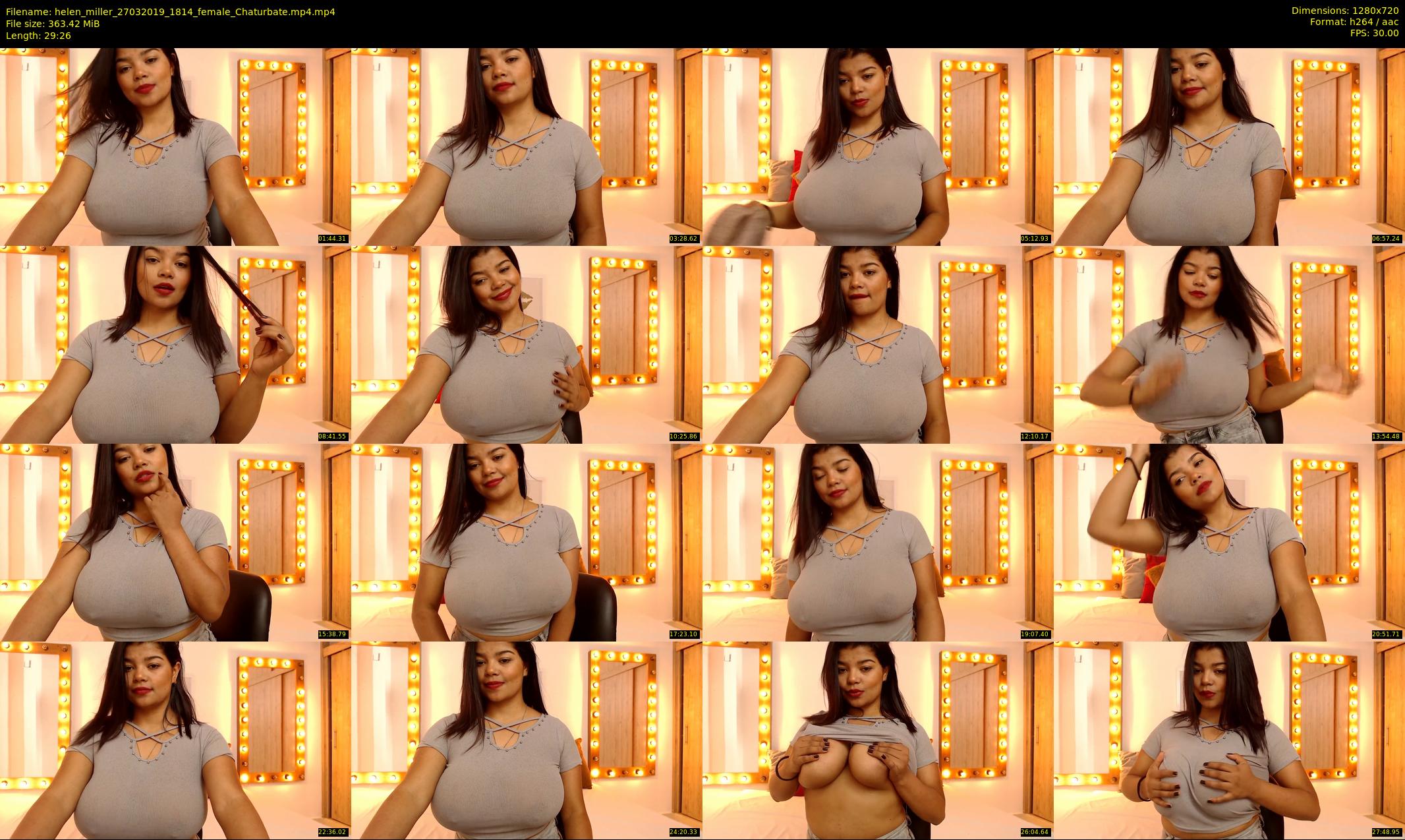 helen_miller — 30 minute Chaturbate female cam show recording, 720p, Mar 27, 2019