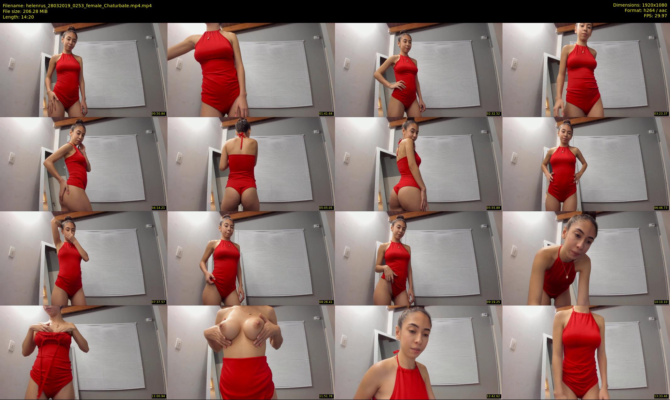 helenrus — 15 minute Chaturbate female cam show recording, 1080p, Mar 28, 2019