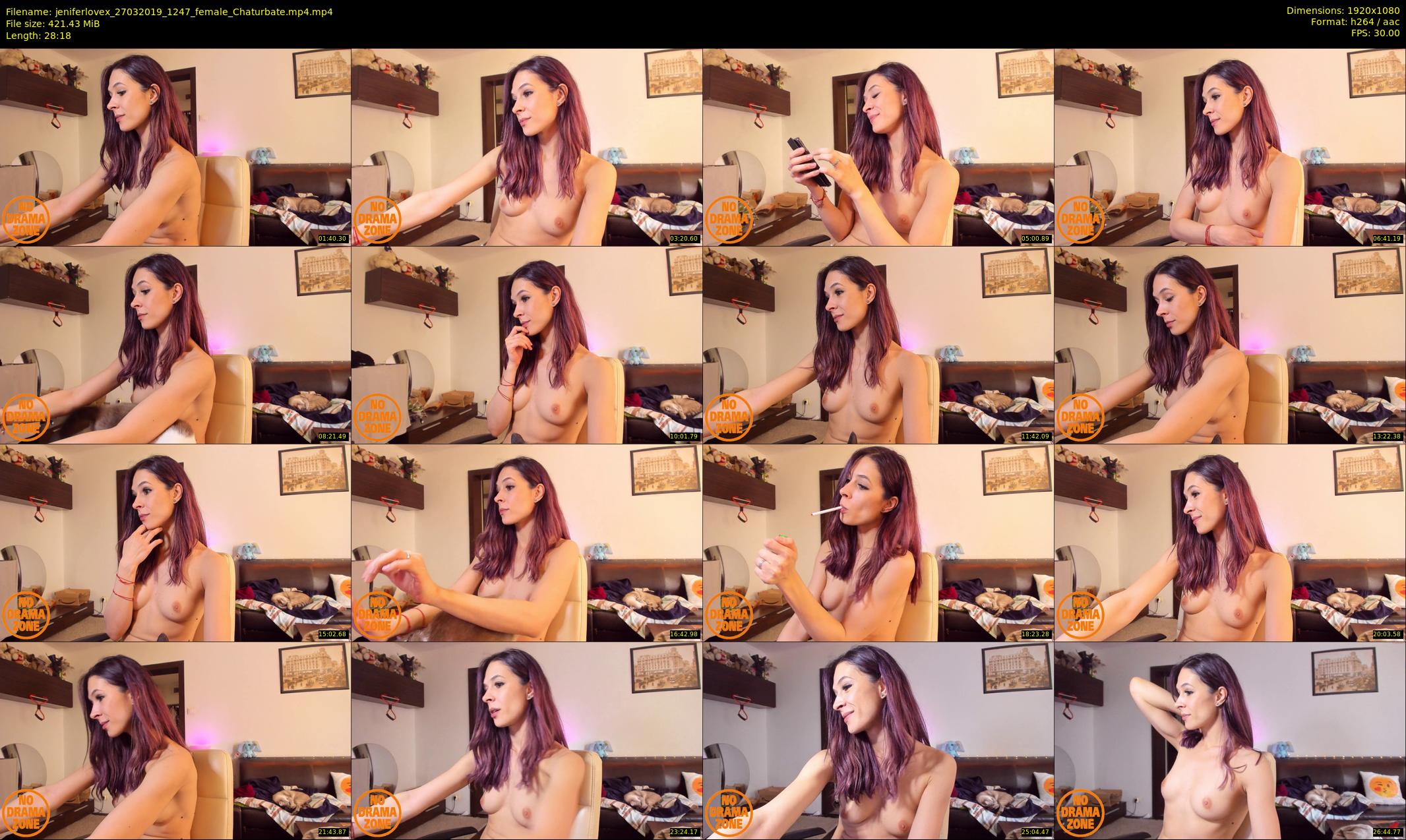 jeniferlovex — 29 minute Chaturbate female cam show recording, 1080p, Mar 27, 2019