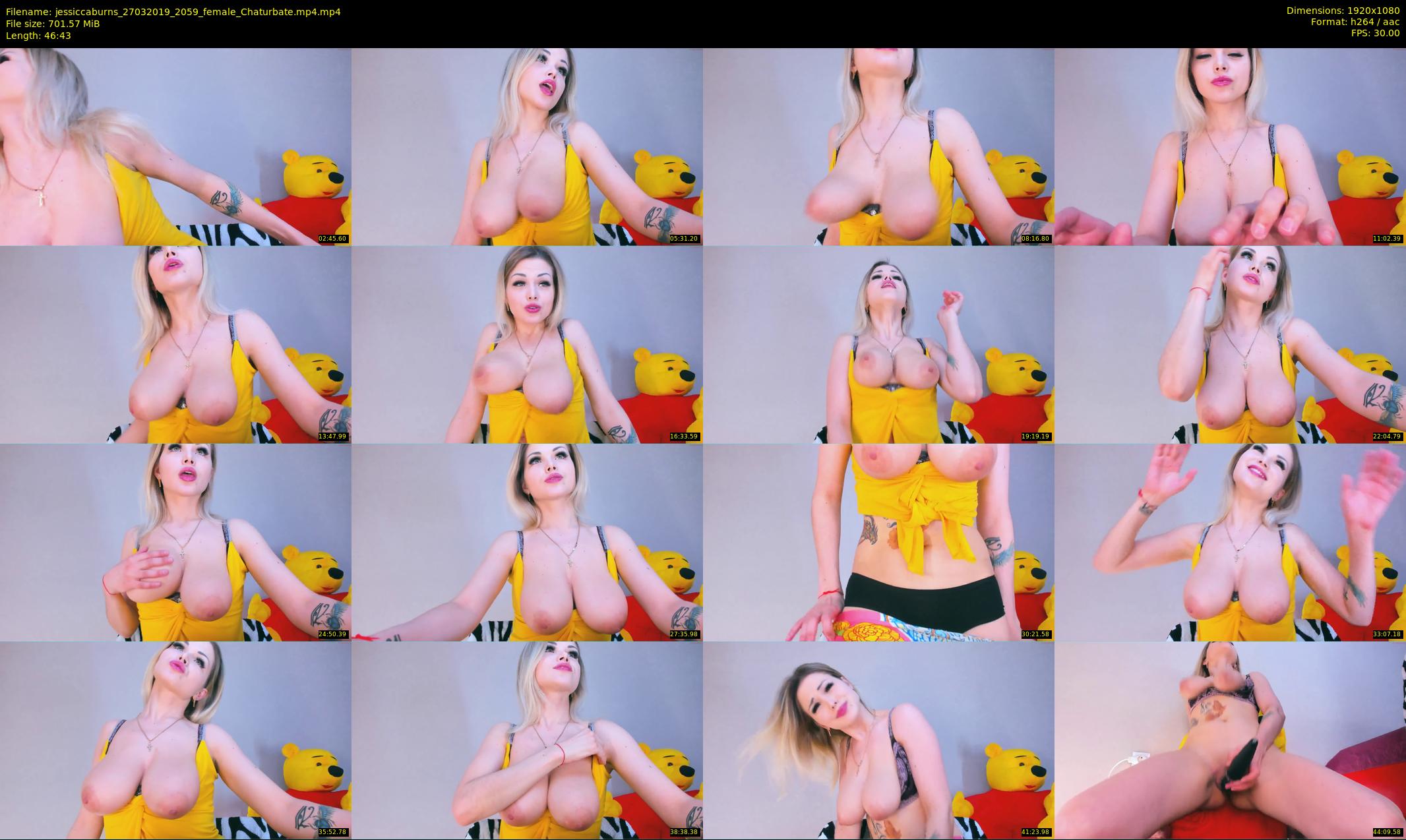 jessiccaburns — 47 minute Chaturbate female cam show recording, 1080p, Mar 27, 2019