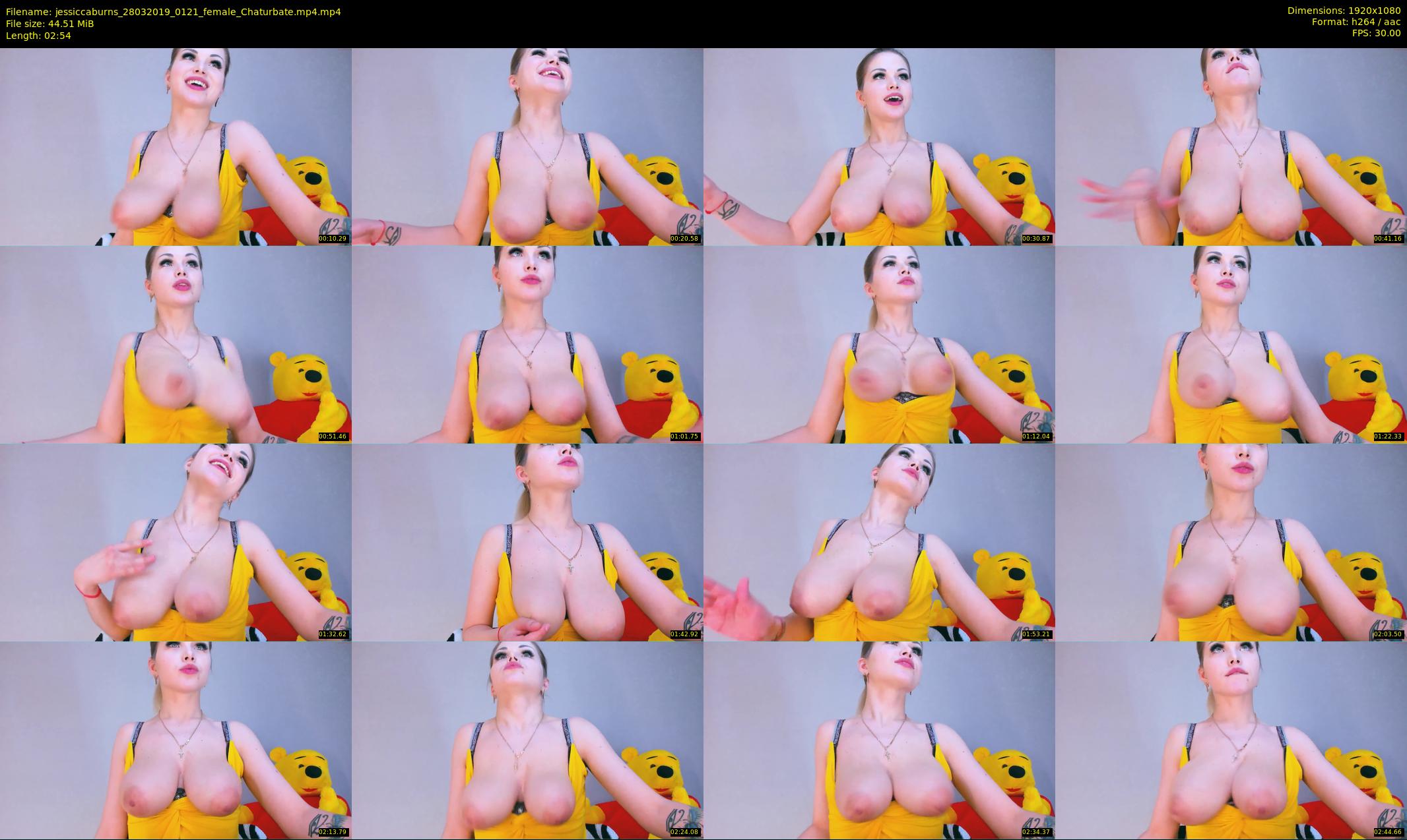 jessiccaburns — 3 minute Chaturbate female cam show recording, 1080p, Mar 28, 2019