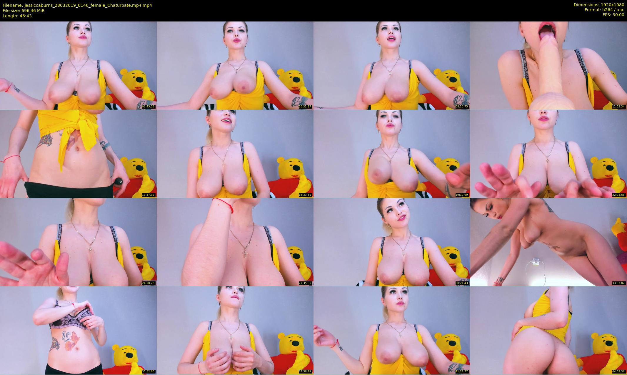 jessiccaburns — 47 minute Chaturbate female cam show recording, 1080p, Mar 28, 2019