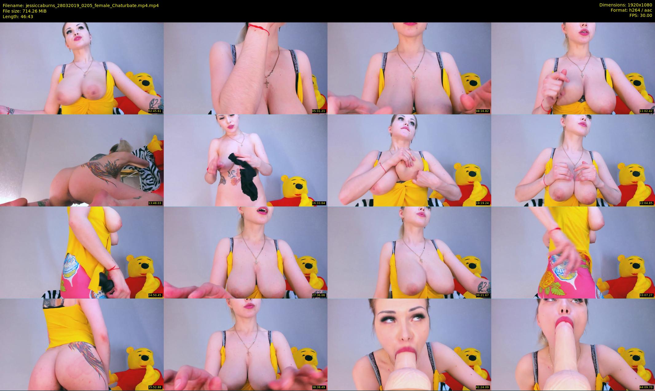 jessiccaburns — 47 minute Chaturbate female cam show recording, 1080p, Mar 28, 2019
