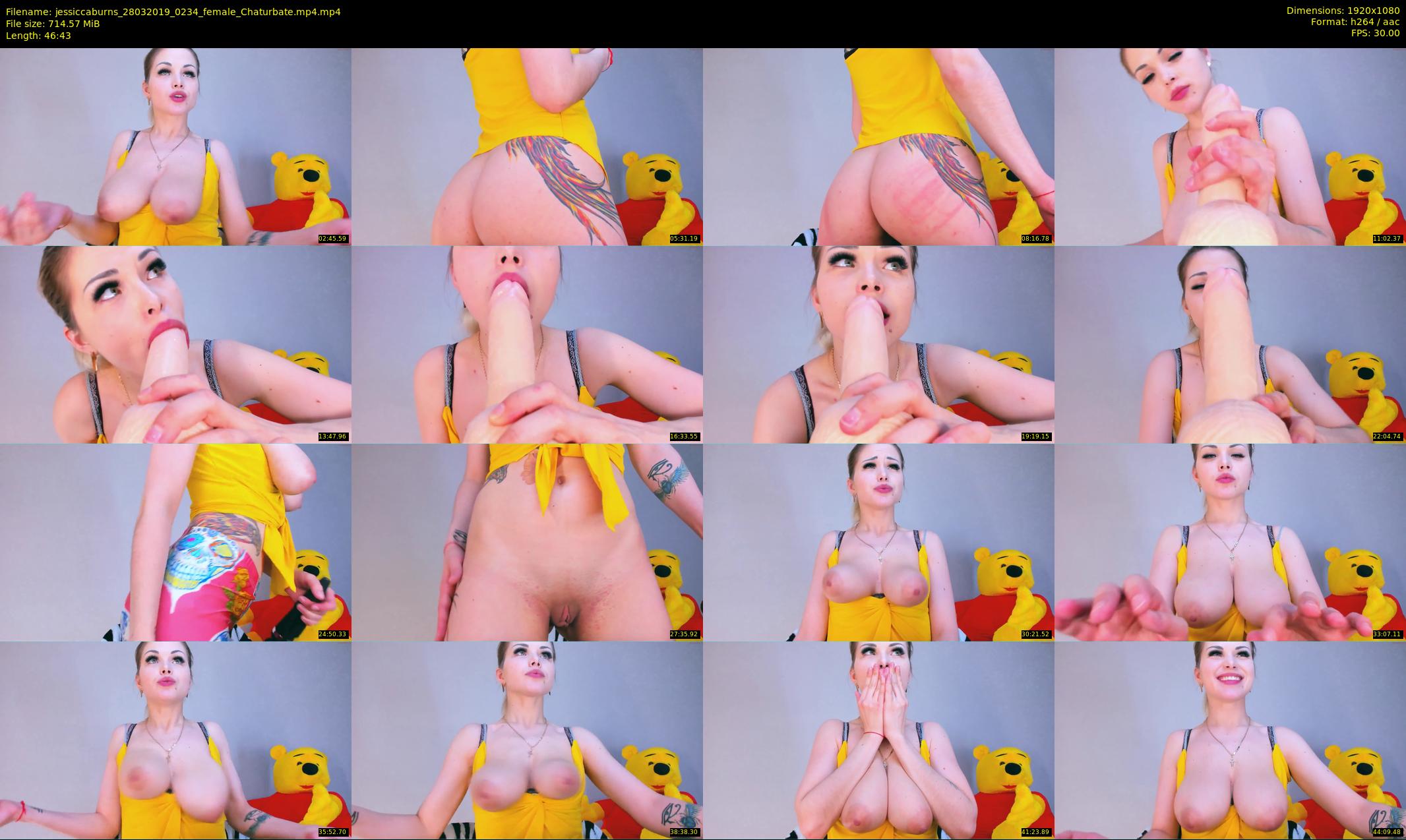 jessiccaburns — 47 minute Chaturbate female cam show recording, 1080p, Mar 28, 2019