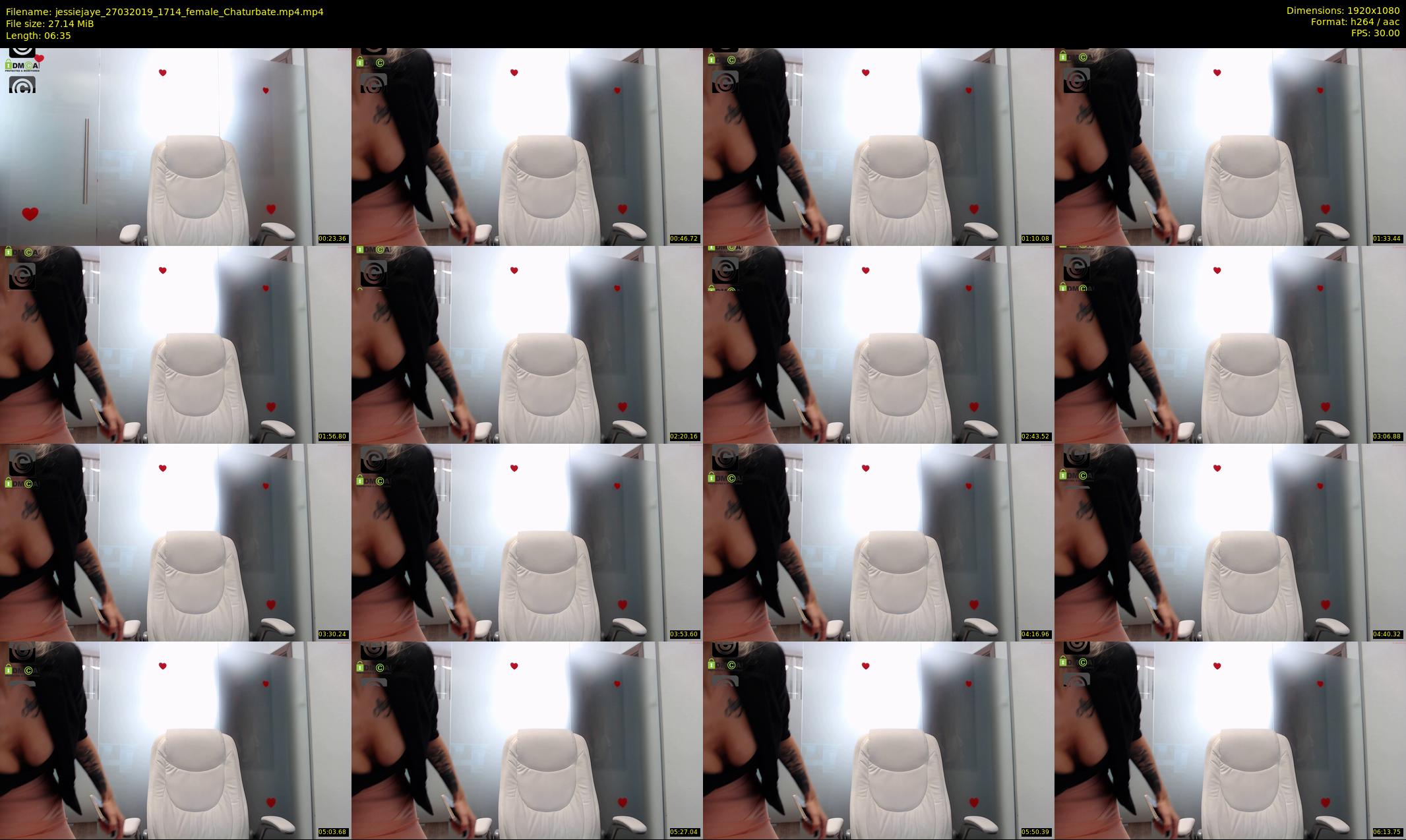 jessiejaye — 7 minute Chaturbate female cam show recording, 1080p, Mar 27, 2019
