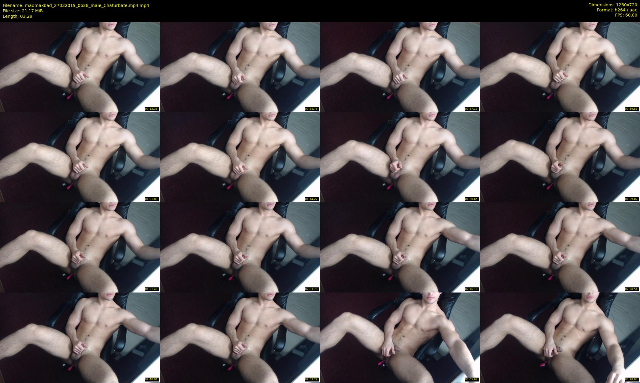 madmaxbad — 4 minute Chaturbate male cam show recording, 720p, Mar 27, 2019