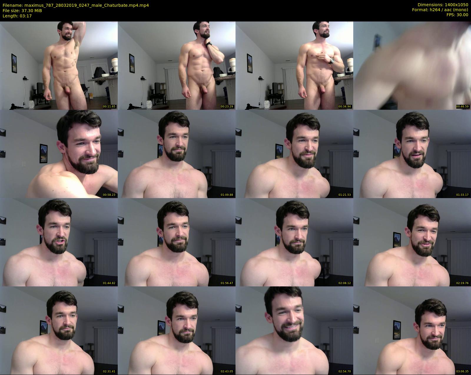 maximus_787 — 4 minute Chaturbate male cam show recording, 720p, Mar 28, 2019