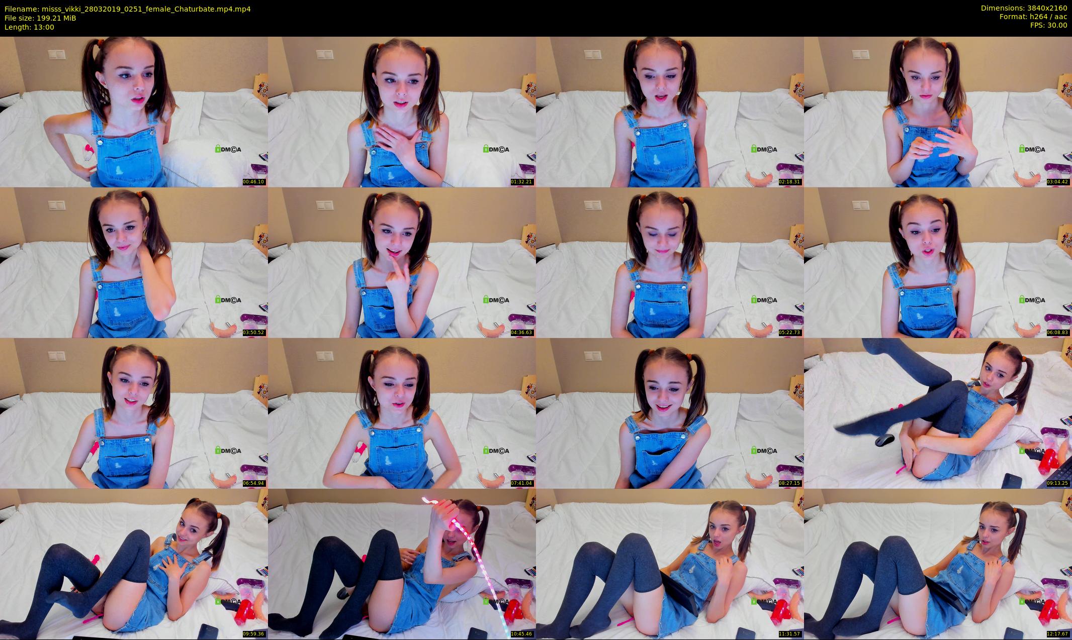 misss_vikki — 13 minute Chaturbate female cam show recording, 4K, Mar 28, 2019