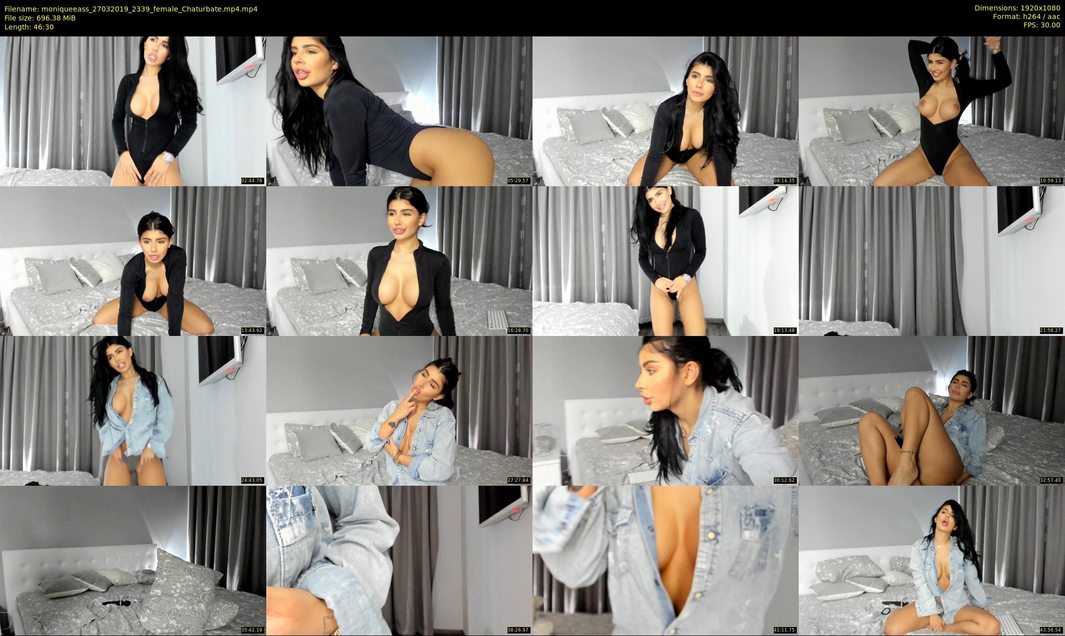 moniqueeass — 47 minute Chaturbate female cam show recording, 1080p, Mar 27, 2019