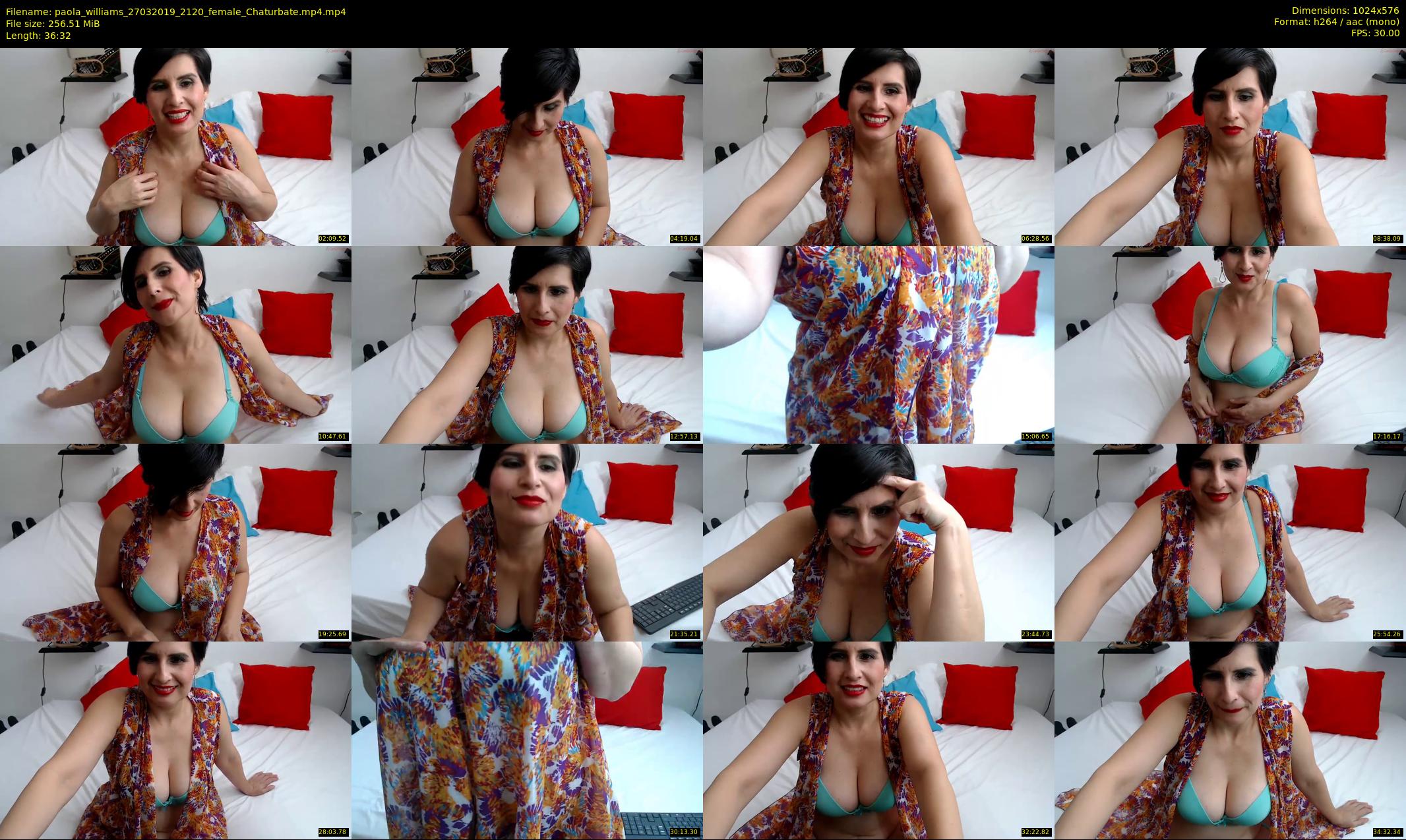 paola_williams — 37 minute Chaturbate female cam show recording, 480p, Mar 27, 2019