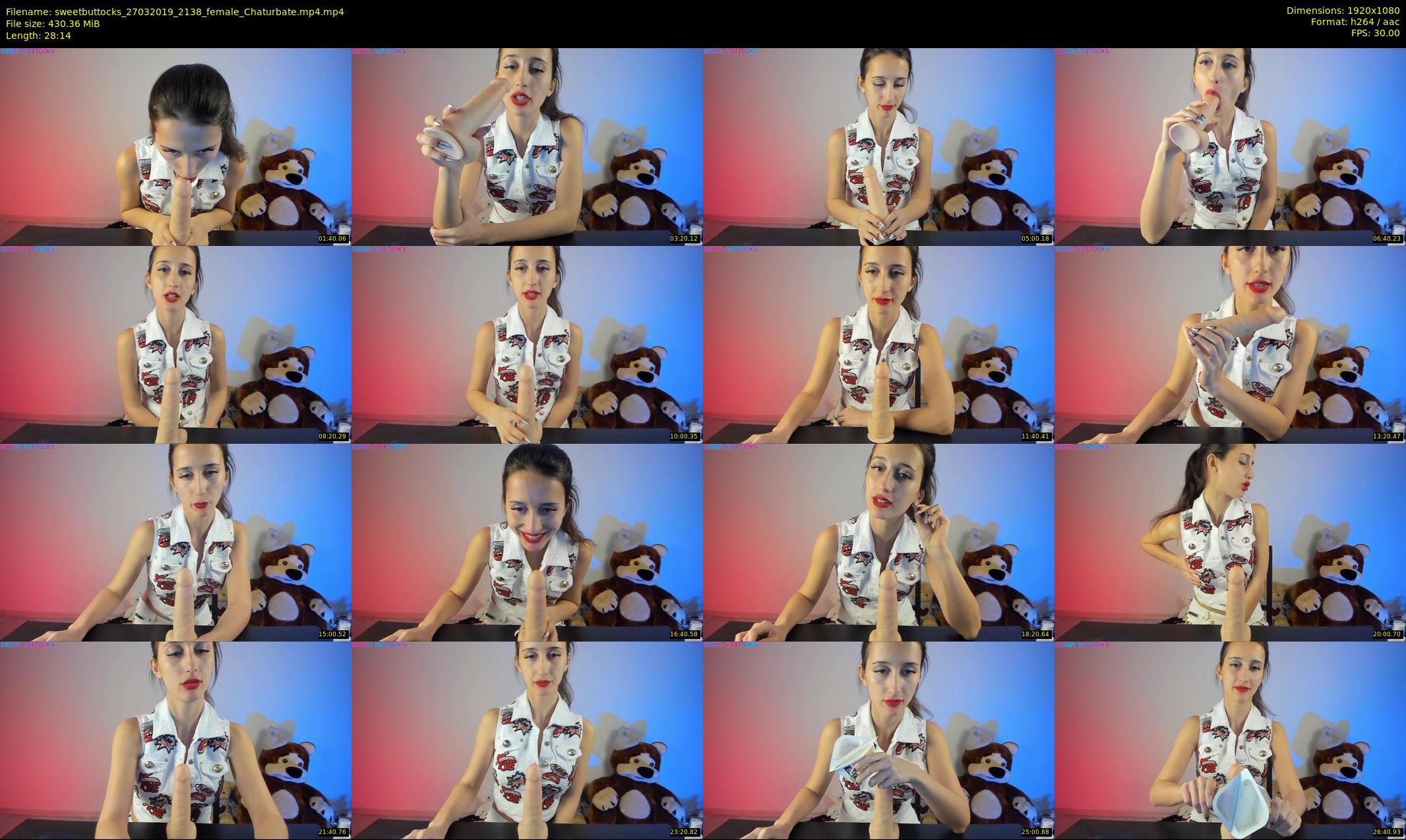 sweetbuttocks — 29 minute Chaturbate female cam show recording, 1080p, Mar 27, 2019