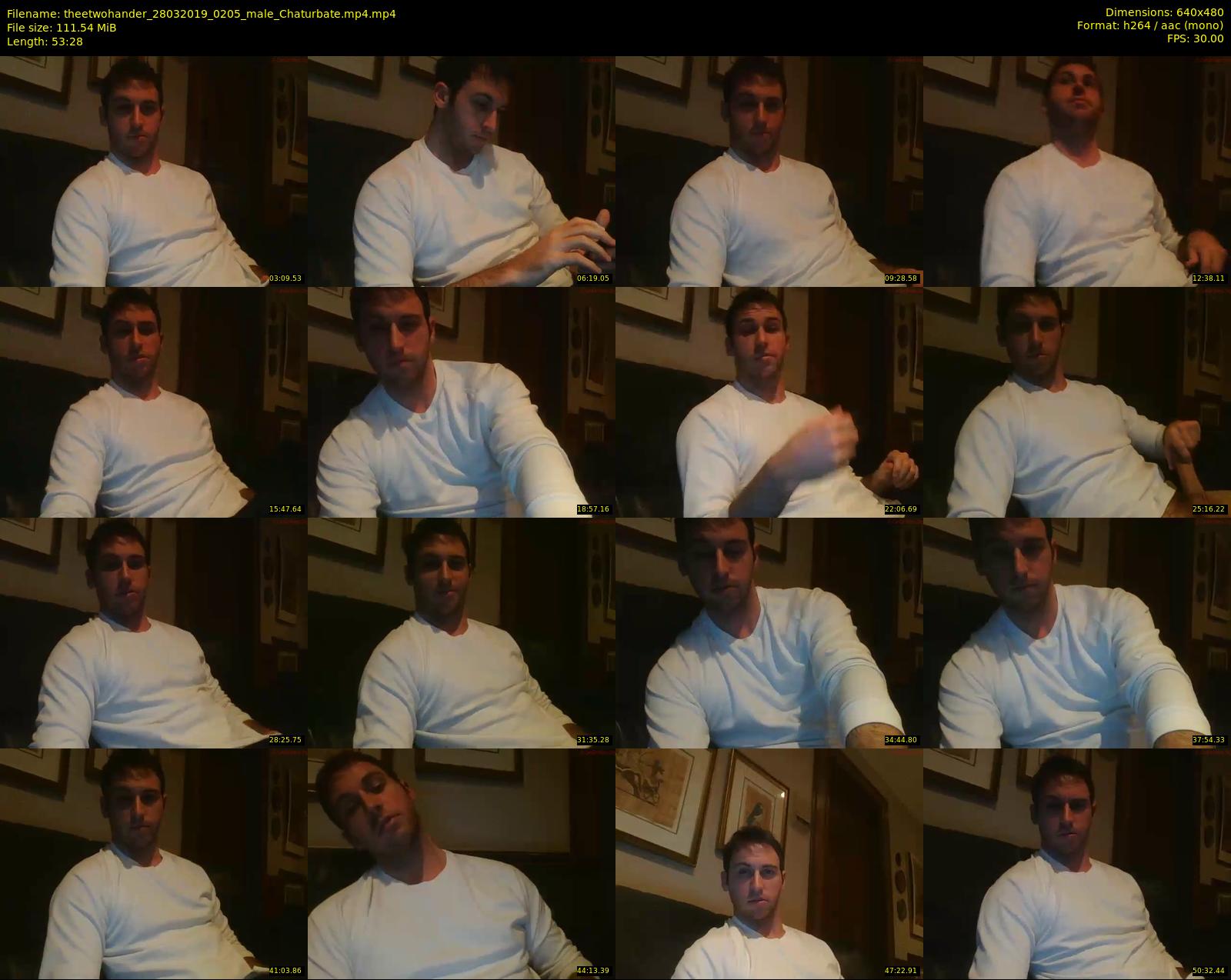 theetwohander — 54 minute Chaturbate male cam show recording, 480p, Mar 28, 2019