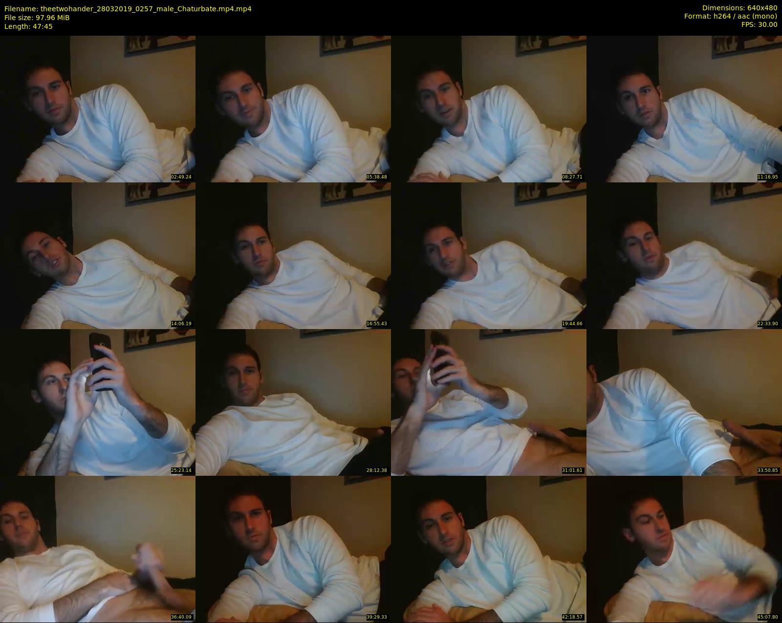 theetwohander — 48 minute Chaturbate male cam show recording, 480p, Mar 28, 2019