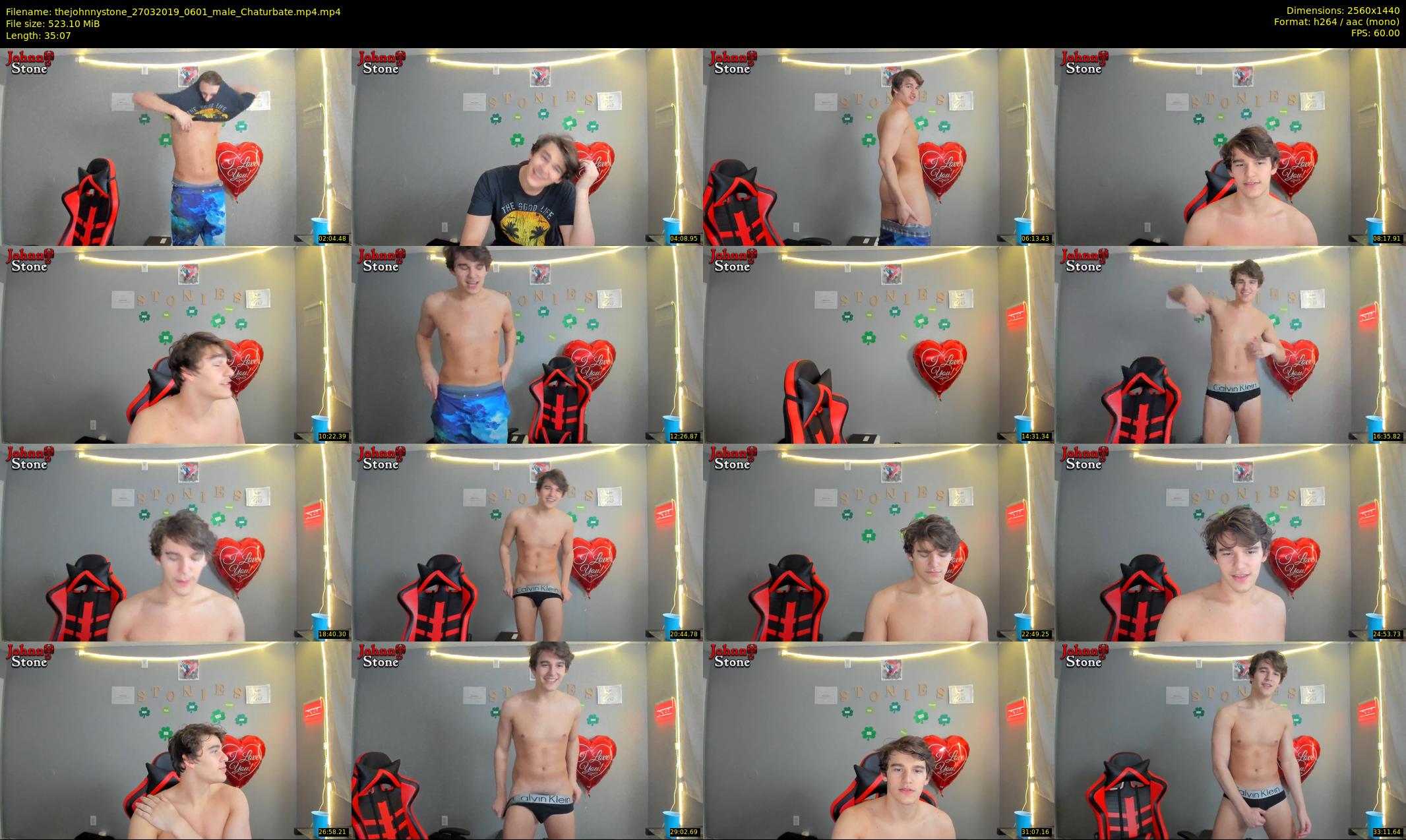 thejohnnystone — 36 minute Chaturbate male cam show recording, 1080p, Mar 27, 2019