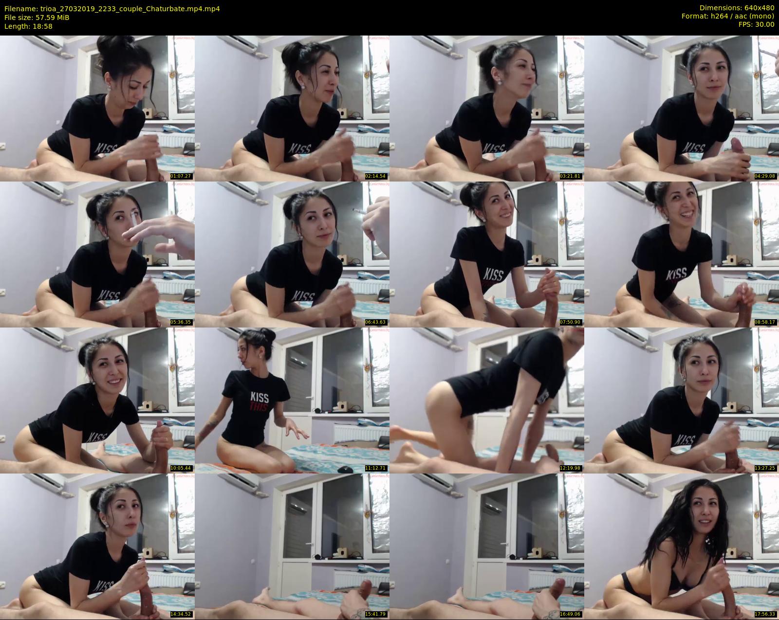 trioa — 19 minute Chaturbate couple cam show recording, 480p, Mar 27, 2019