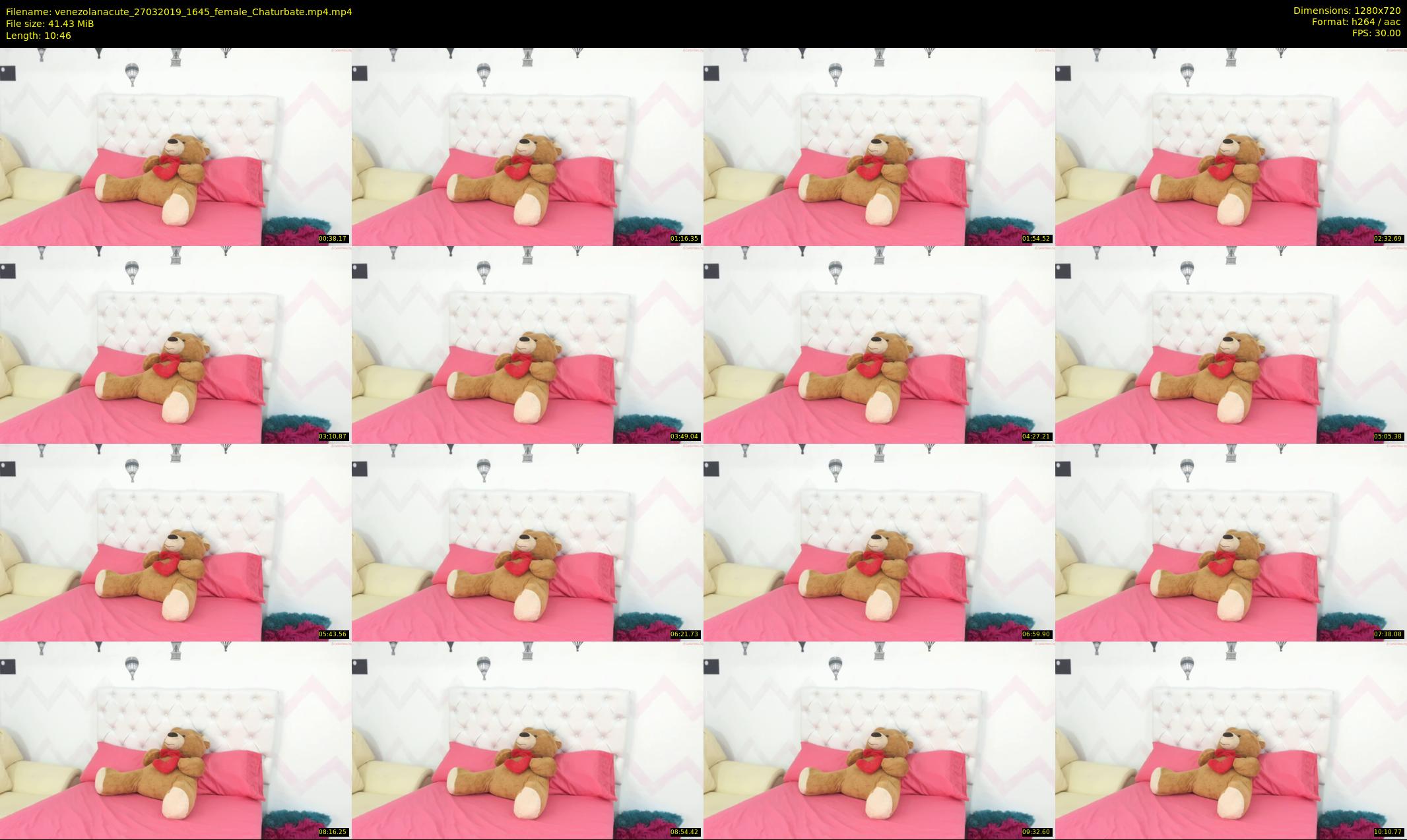 venezolanacute — 11 minute Chaturbate female cam show recording, 720p, Mar 27, 2019