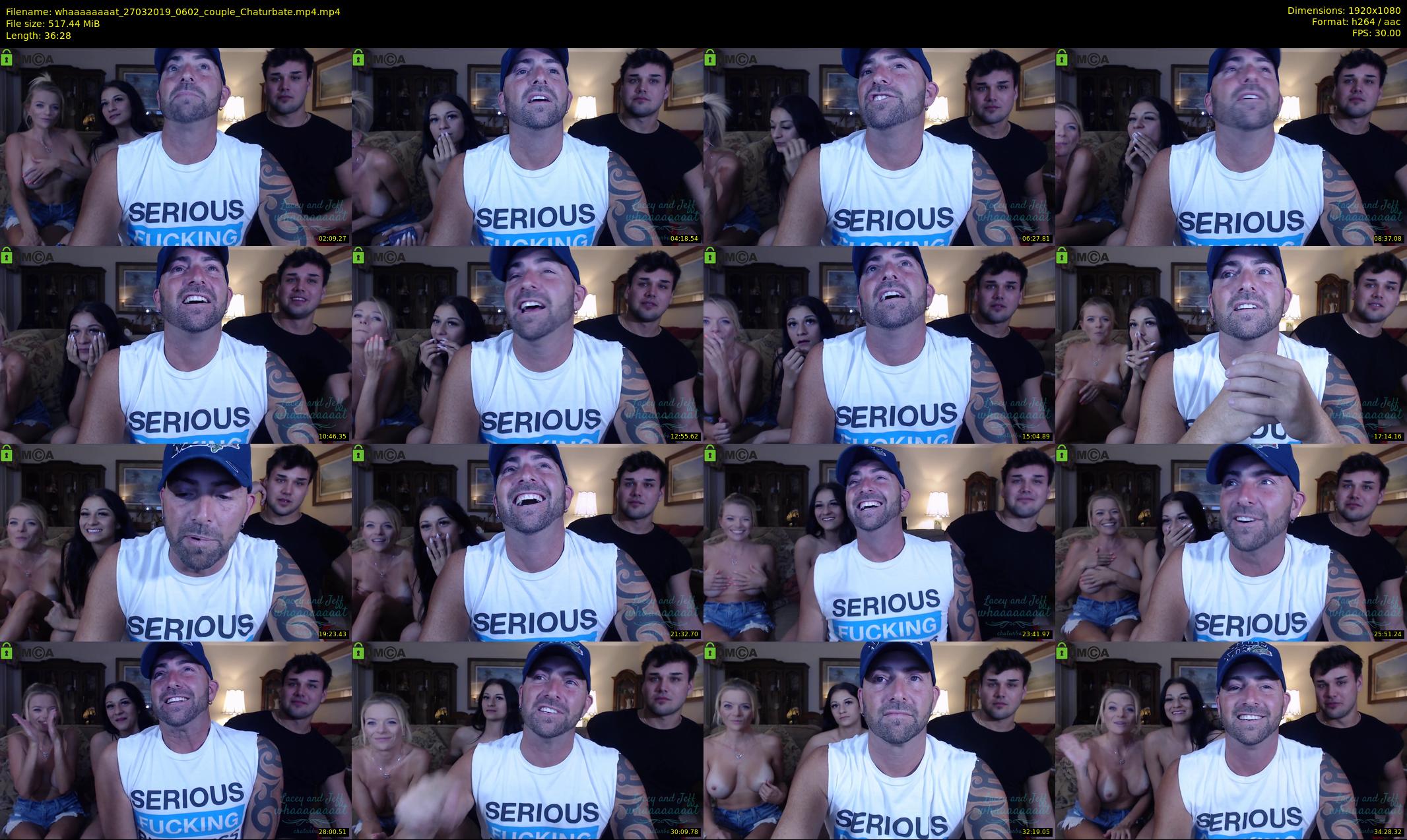 whaaaaaaaat — 37 minute Chaturbate couple cam show recording, 1080p, Mar 27, 2019