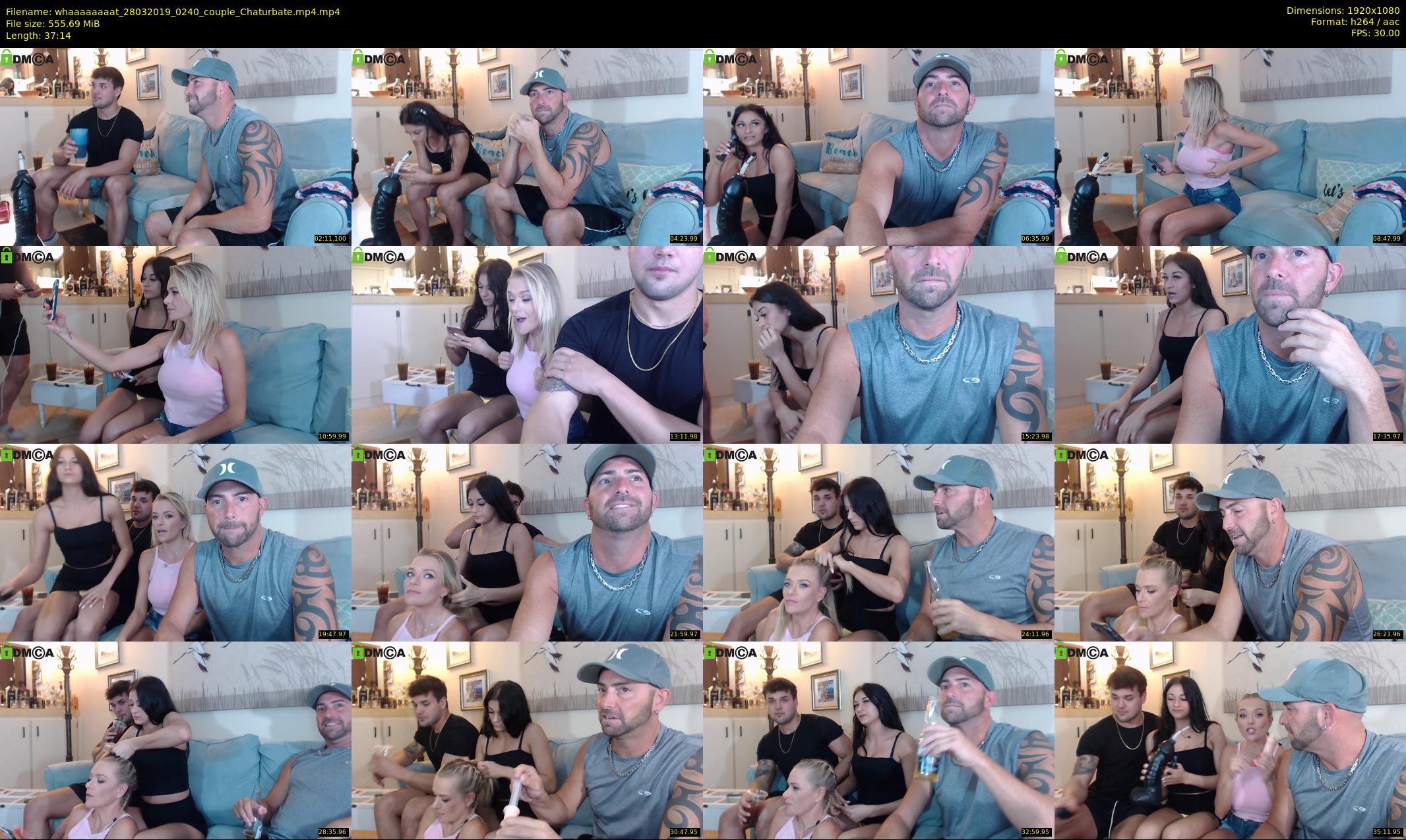 whaaaaaaaat — 38 minute Chaturbate couple cam show recording, 1080p, Mar 28, 2019