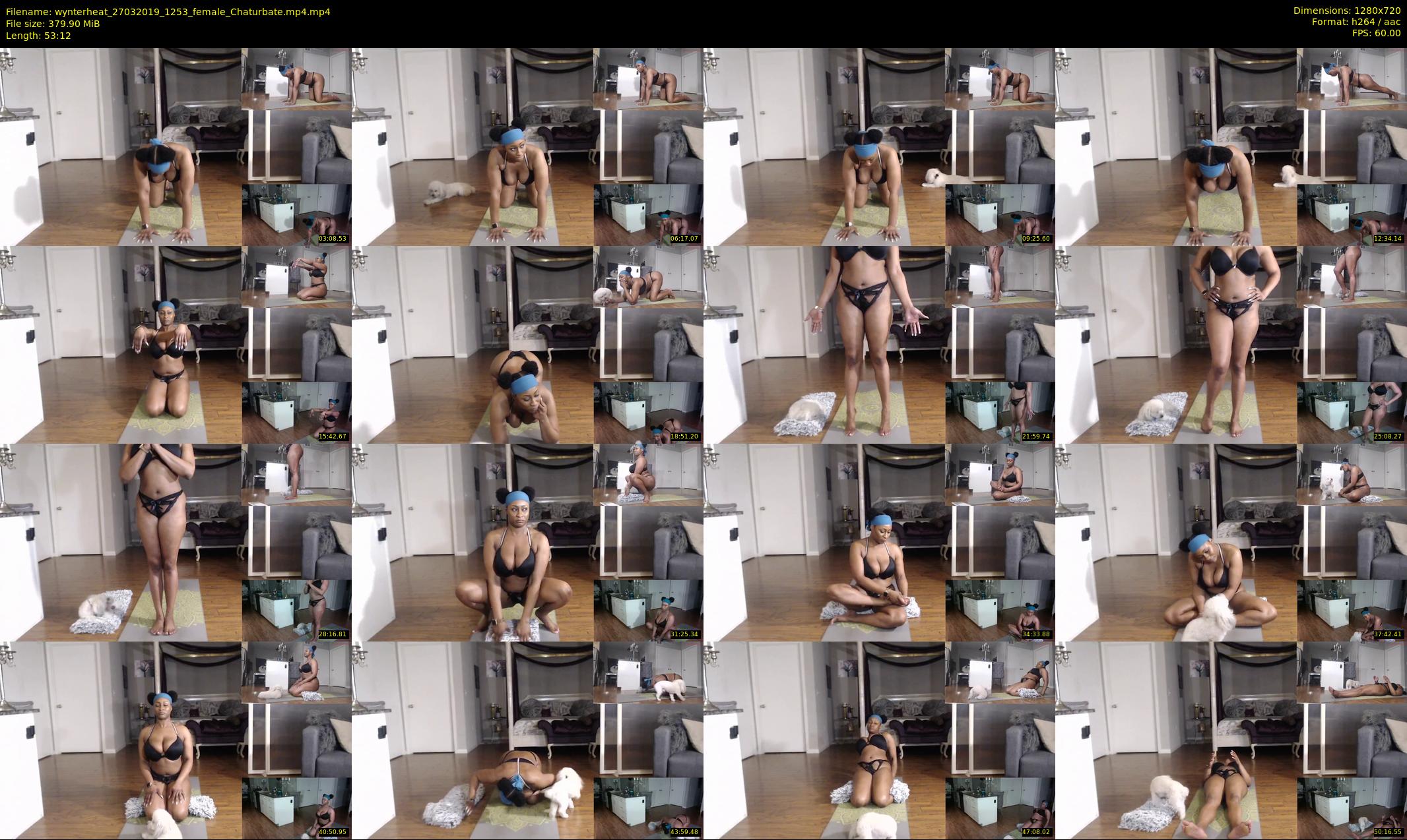 wynterheat — 54 minute Chaturbate female cam show recording, 720p, Mar 27, 2019