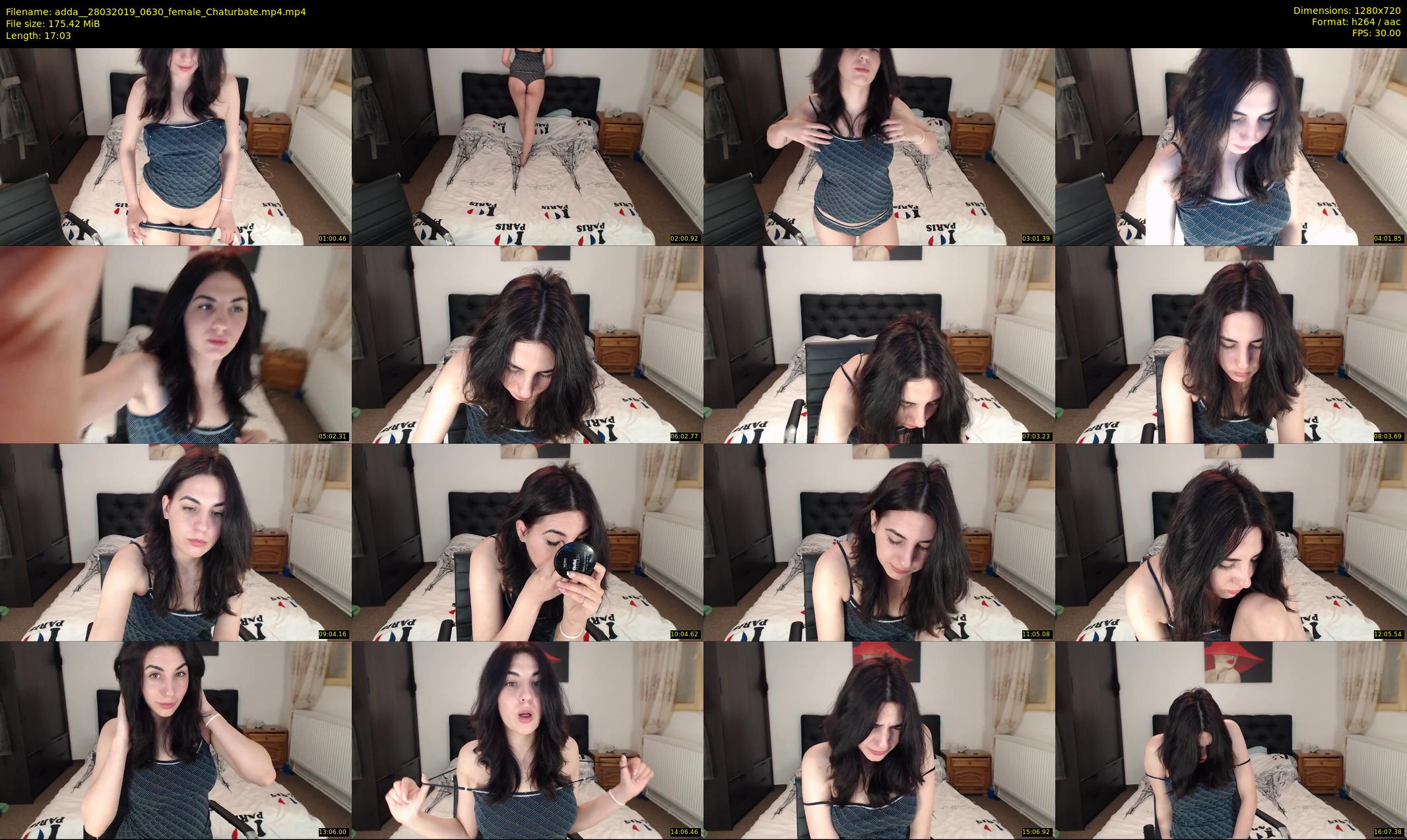 adda_ — 18 minute Chaturbate female cam show recording, 720p, Mar 28, 2019