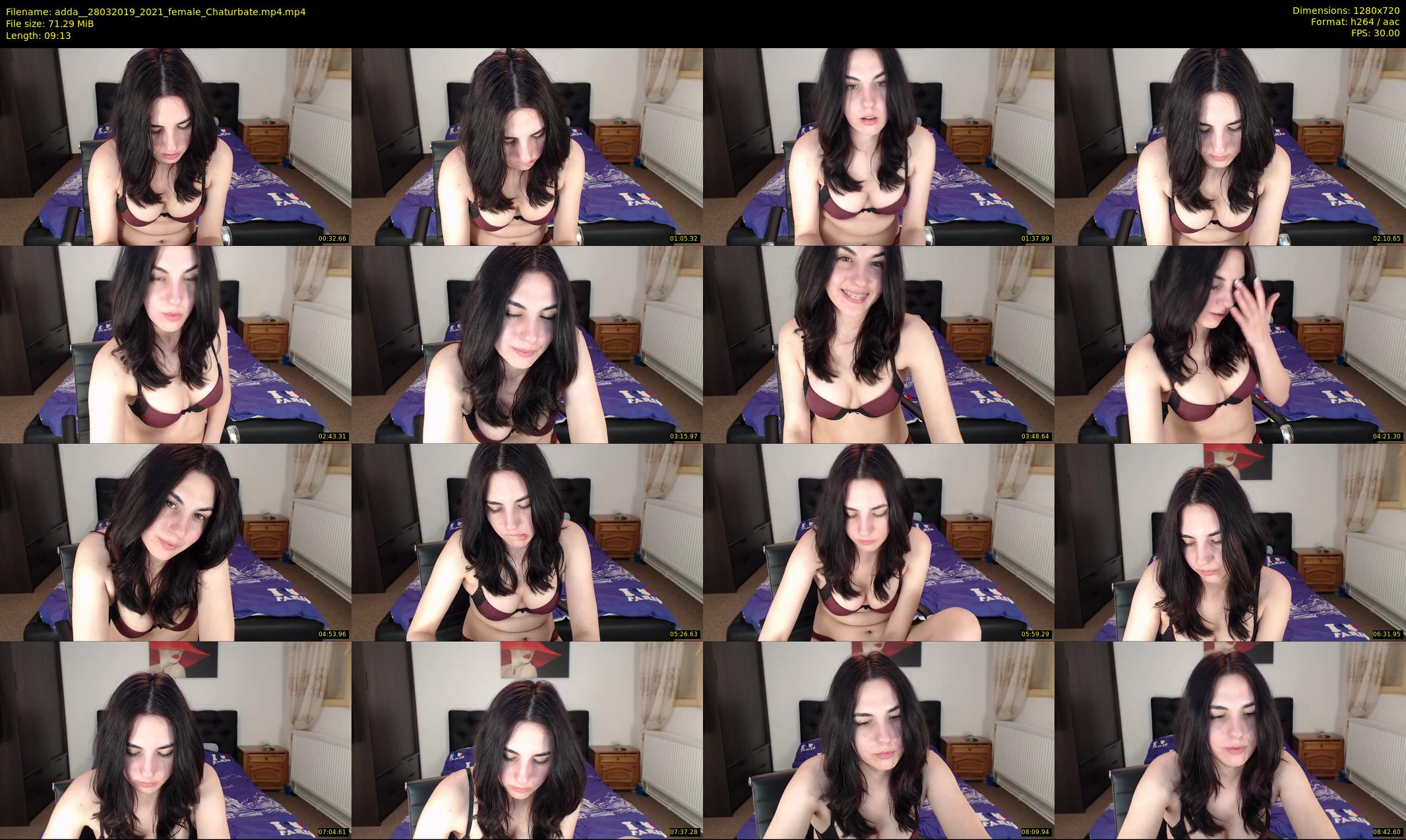 adda_ — 10 minute Chaturbate female cam show recording, 720p, Mar 28, 2019