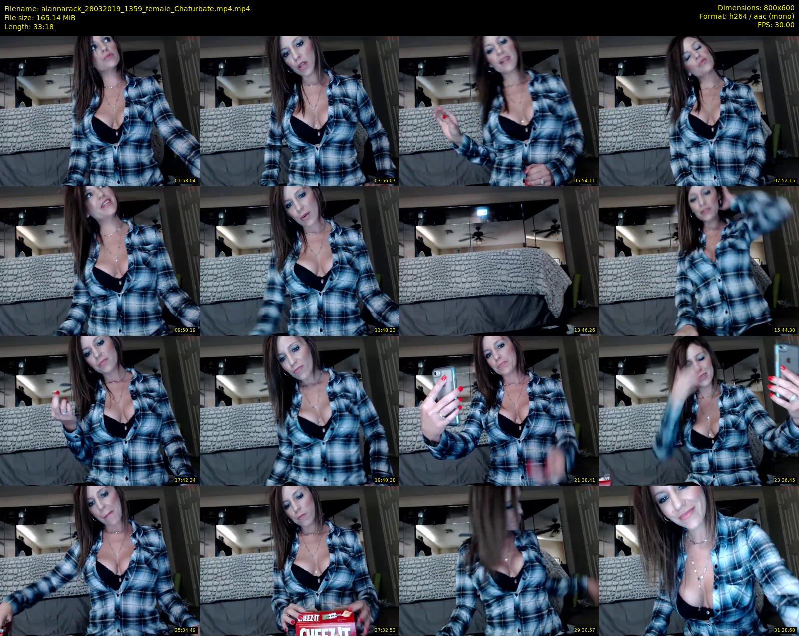 alannarack — 34 minute Chaturbate female cam show recording, 480p, Mar 28, 2019