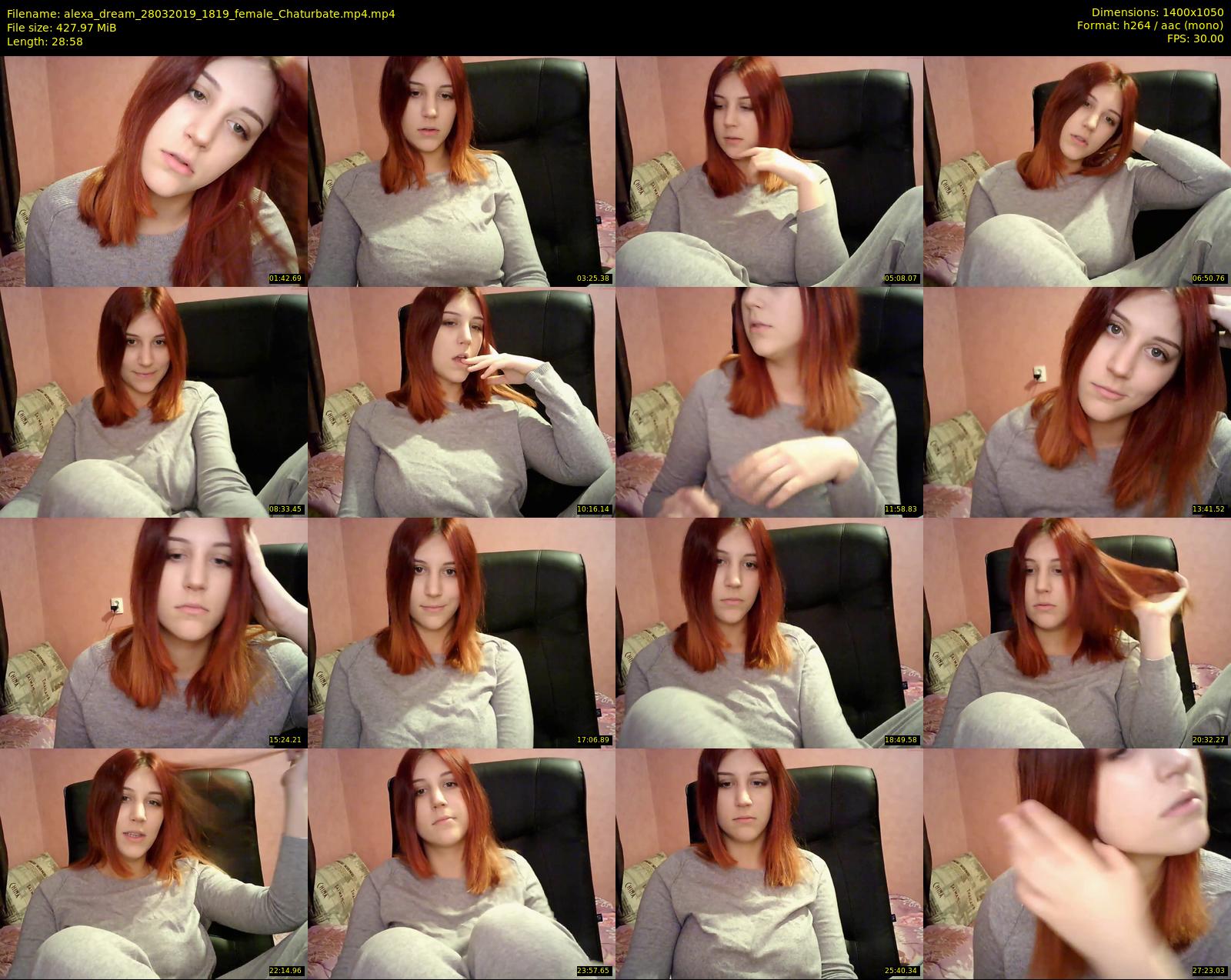 alexa_dream — 29 minute Chaturbate female cam show recording, 720p, Mar 28, 2019