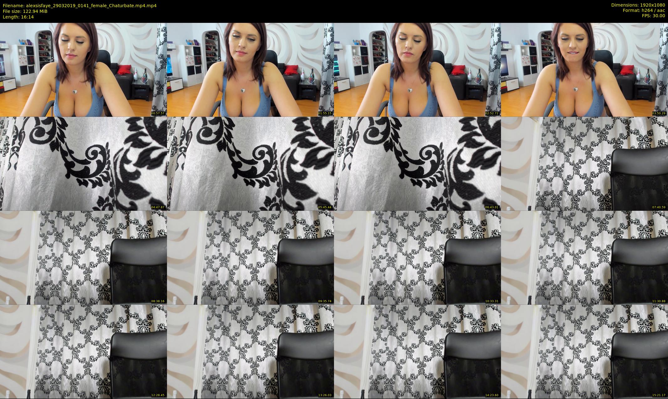 alexsisfaye — 17 minute Chaturbate female cam show recording, 1080p, Mar 29, 2019
