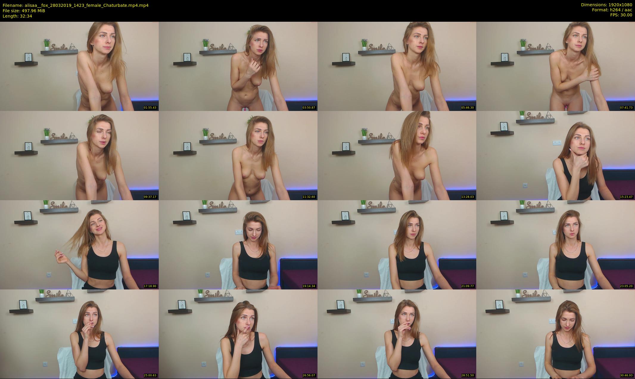 alisaa__fox — 33 minute Chaturbate female cam show recording, 1080p, Mar 28, 2019