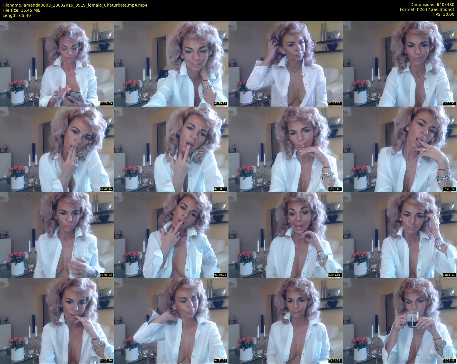 amanda0803 — 6 minute Chaturbate female cam show recording, 480p, Mar 28, 2019