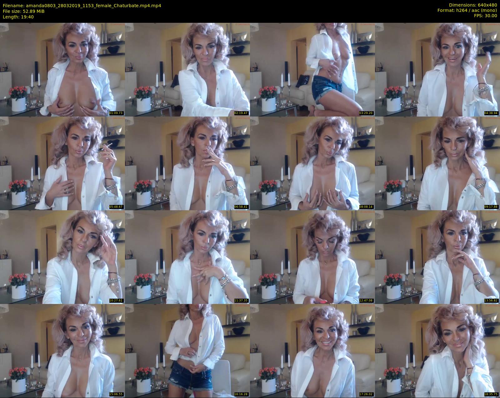amanda0803 — 20 minute Chaturbate female cam show recording, 480p, Mar 28, 2019