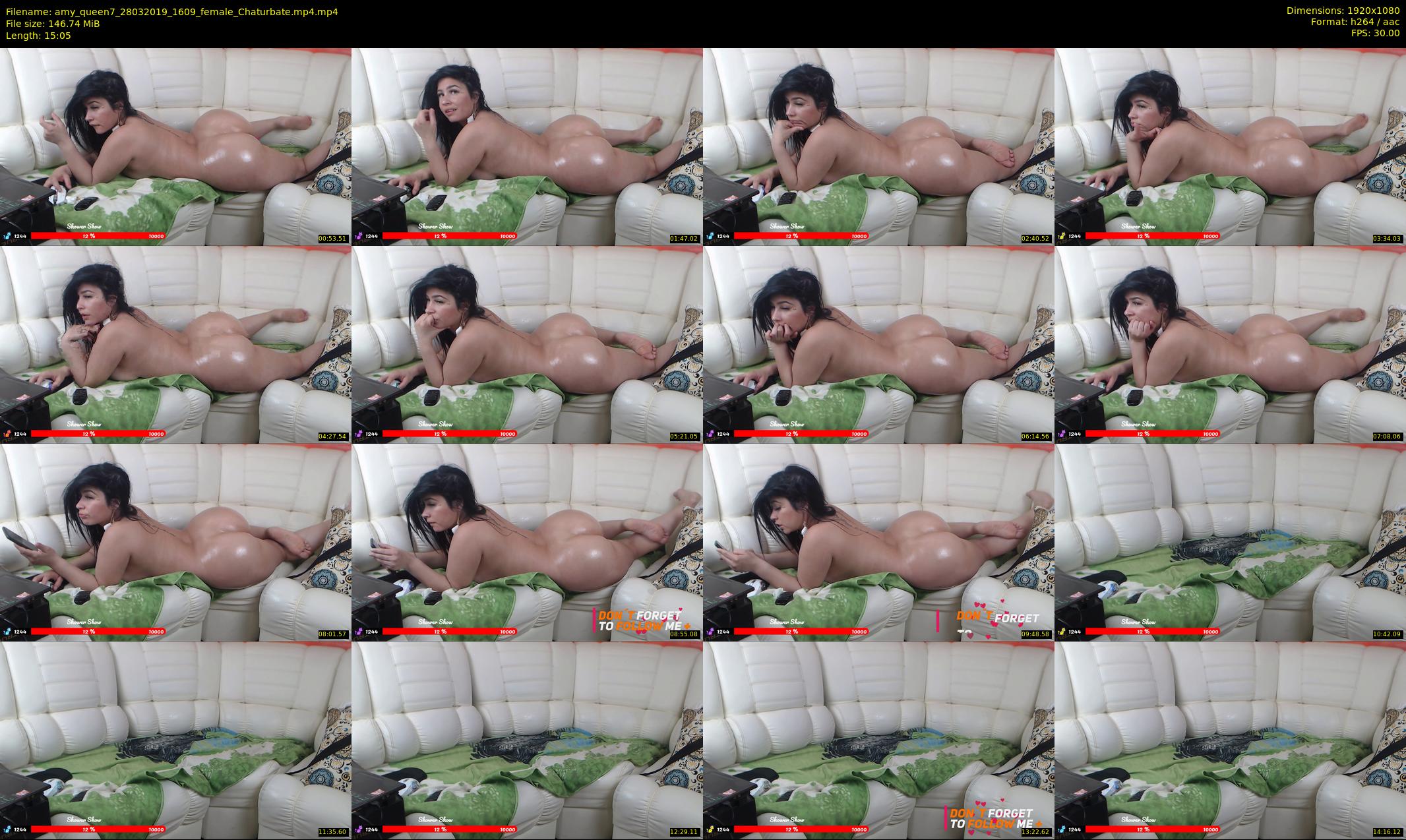 amy_queen7 — 16 minute Chaturbate female cam show recording, 1080p, Mar 28, 2019