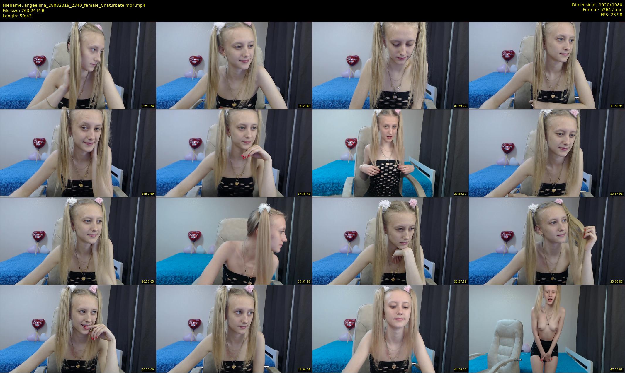 angeellina — 51 minute Chaturbate female cam show recording, 1080p, Mar 28, 2019