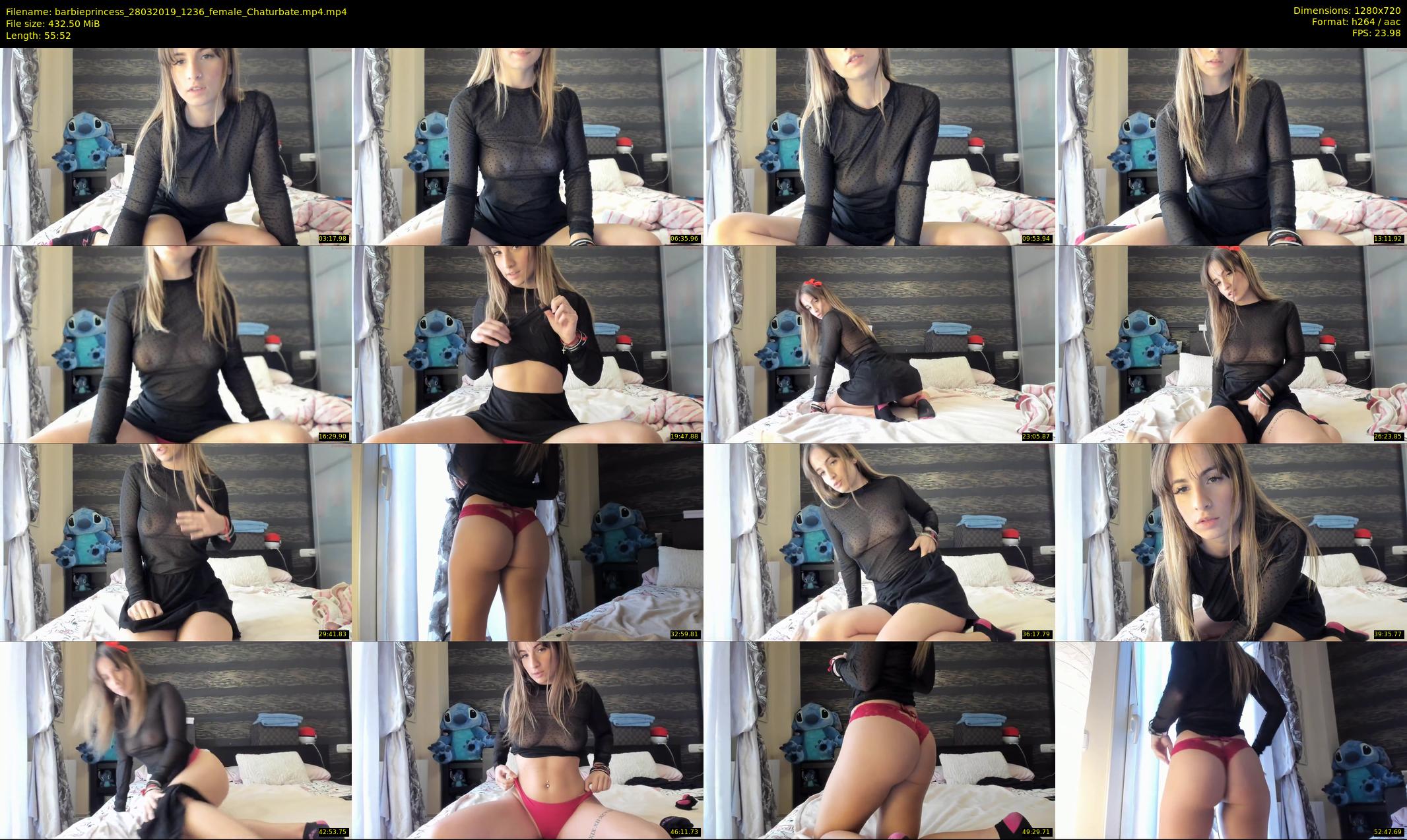 barbieprincess — 56 minute Chaturbate female cam show recording, 720p, Mar 28, 2019