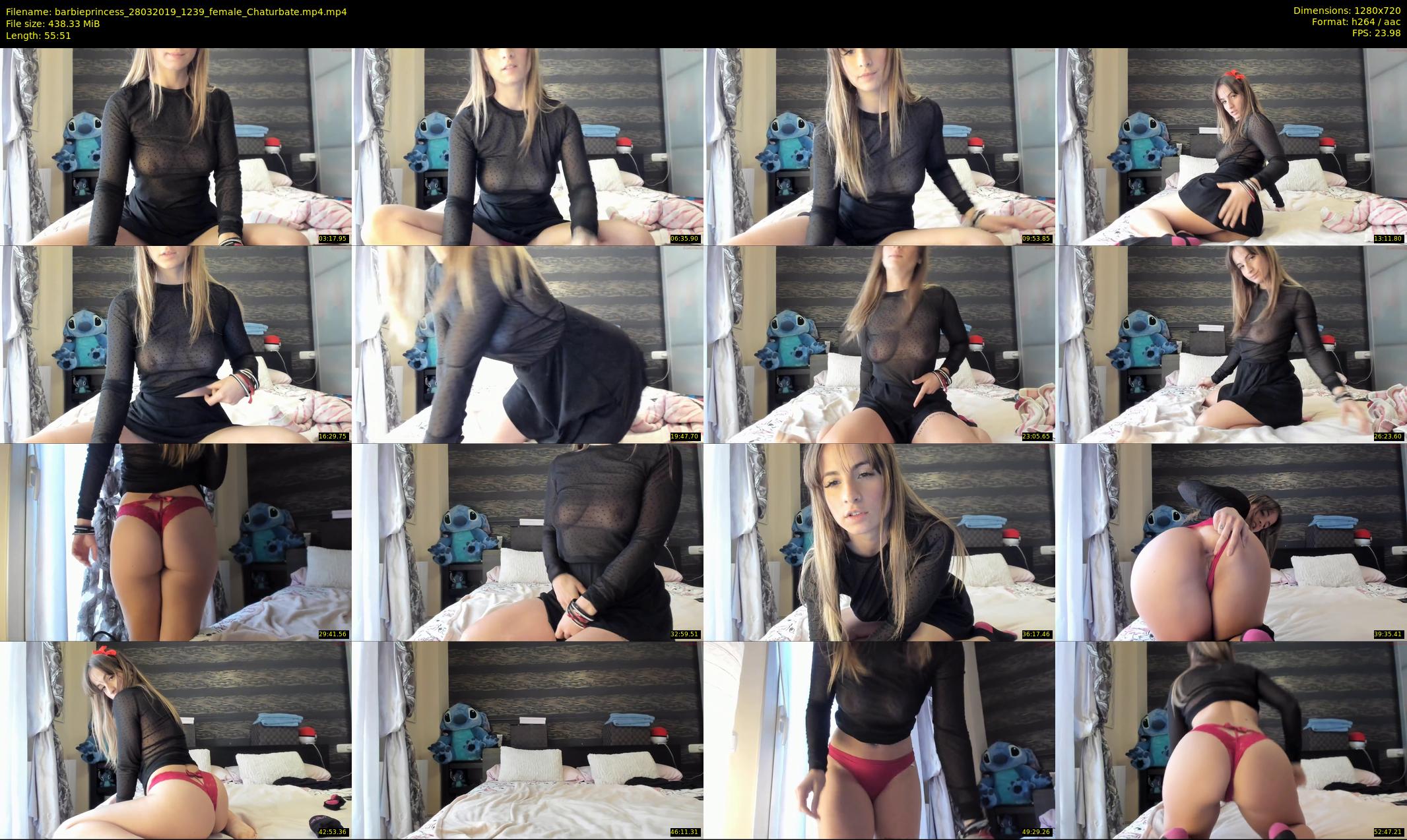 barbieprincess — 56 minute Chaturbate female cam show recording, 720p, Mar 28, 2019