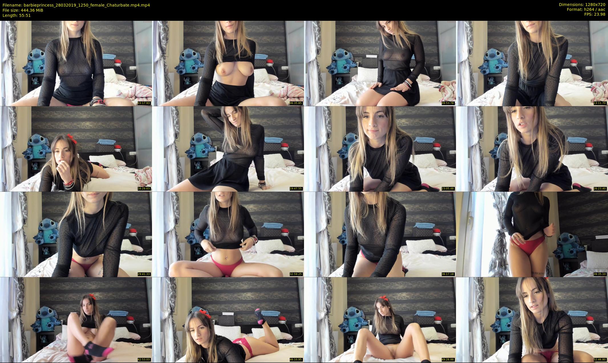 barbieprincess — 56 minute Chaturbate female cam show recording, 720p, Mar 28, 2019