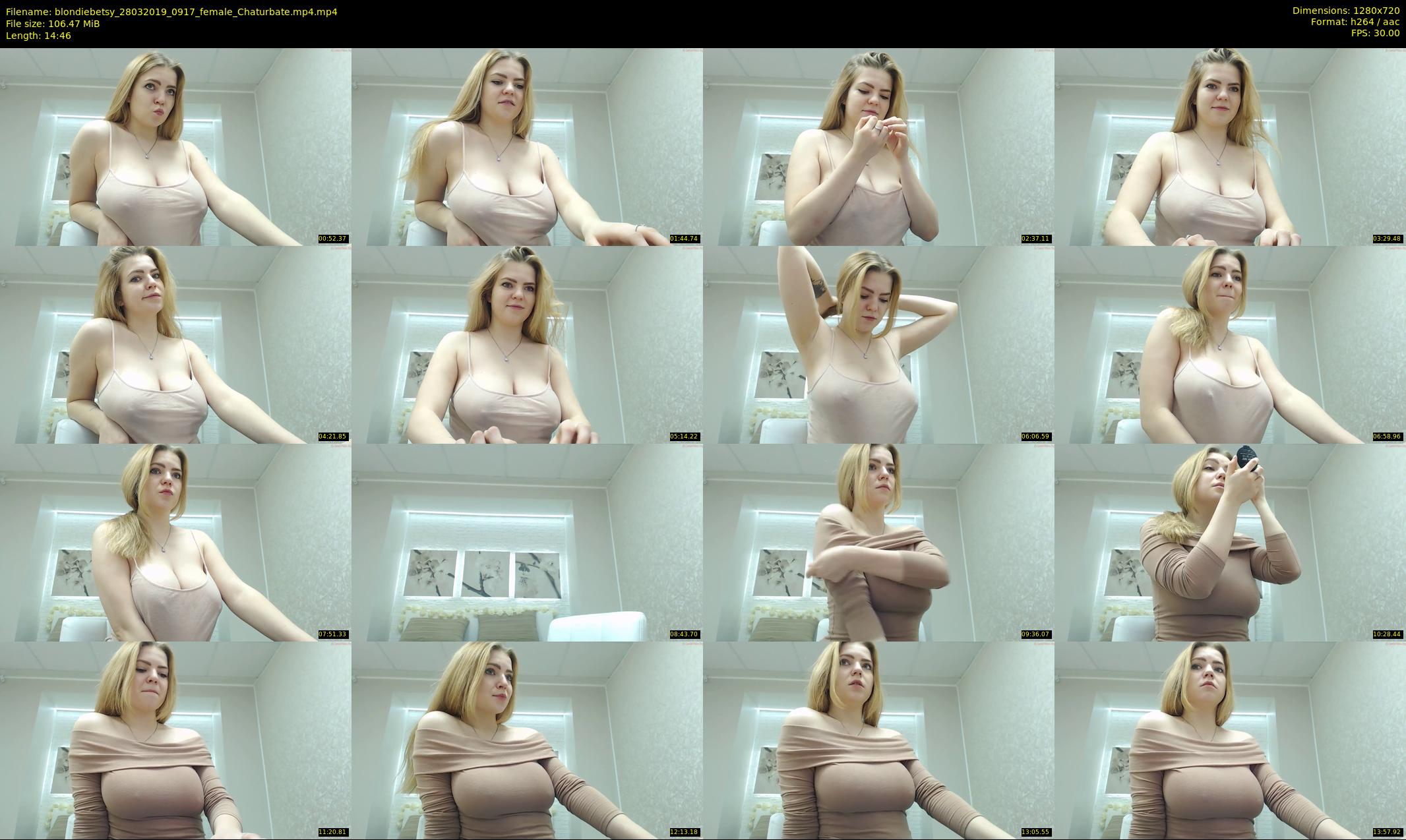 blondiebetsy — 15 minute Chaturbate female cam show recording, 720p, Mar 28, 2019