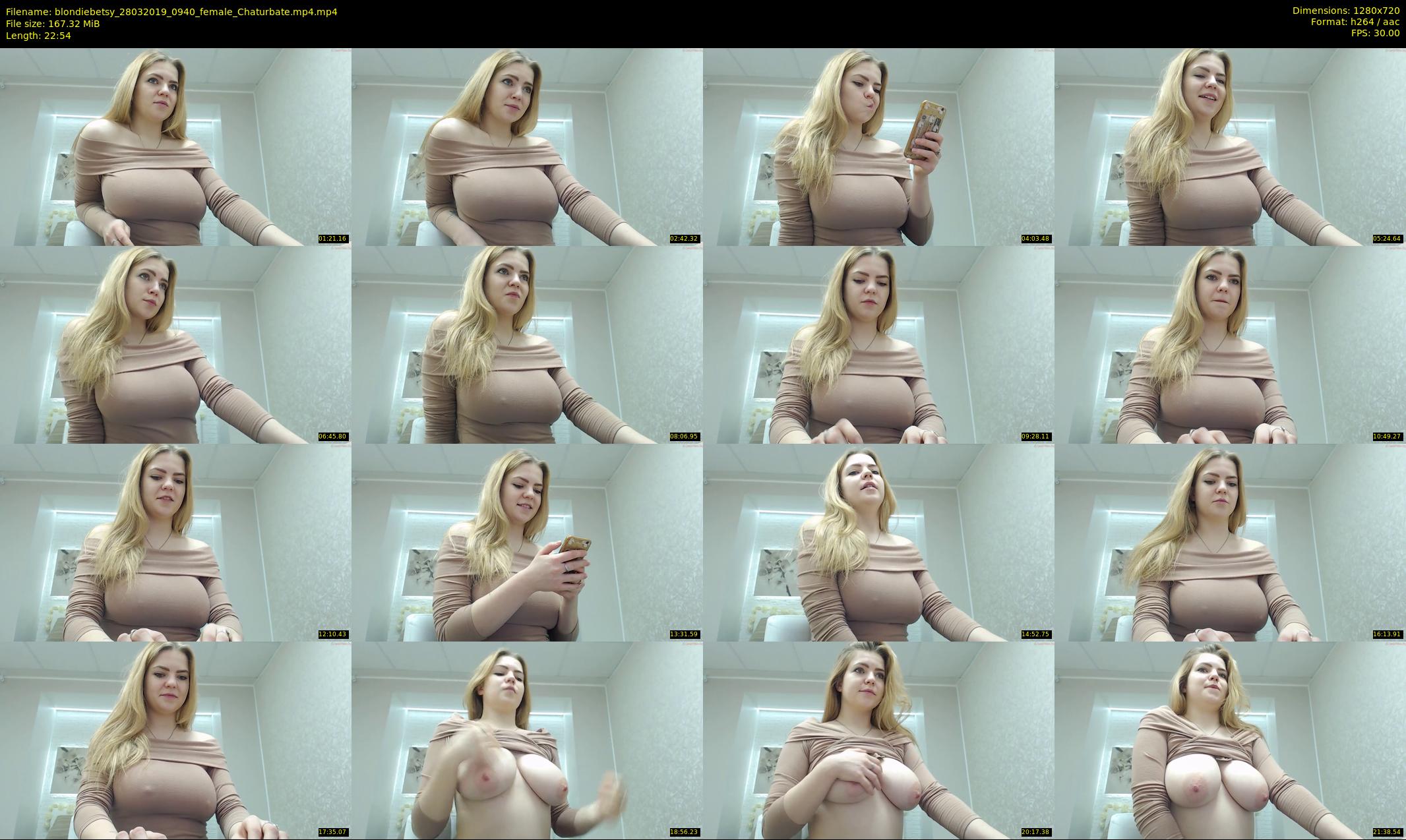 blondiebetsy — 23 minute Chaturbate female cam show recording, 720p, Mar 28, 2019