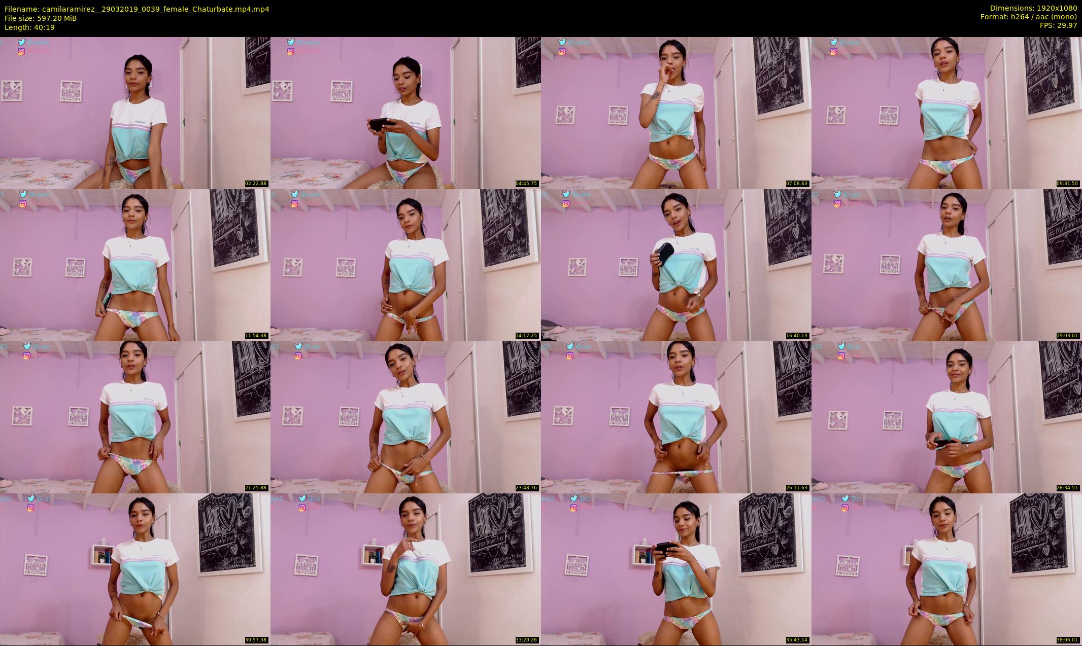 camilaramirez_ — 41 minute Chaturbate female cam show recording, 1080p, Mar 29, 2019