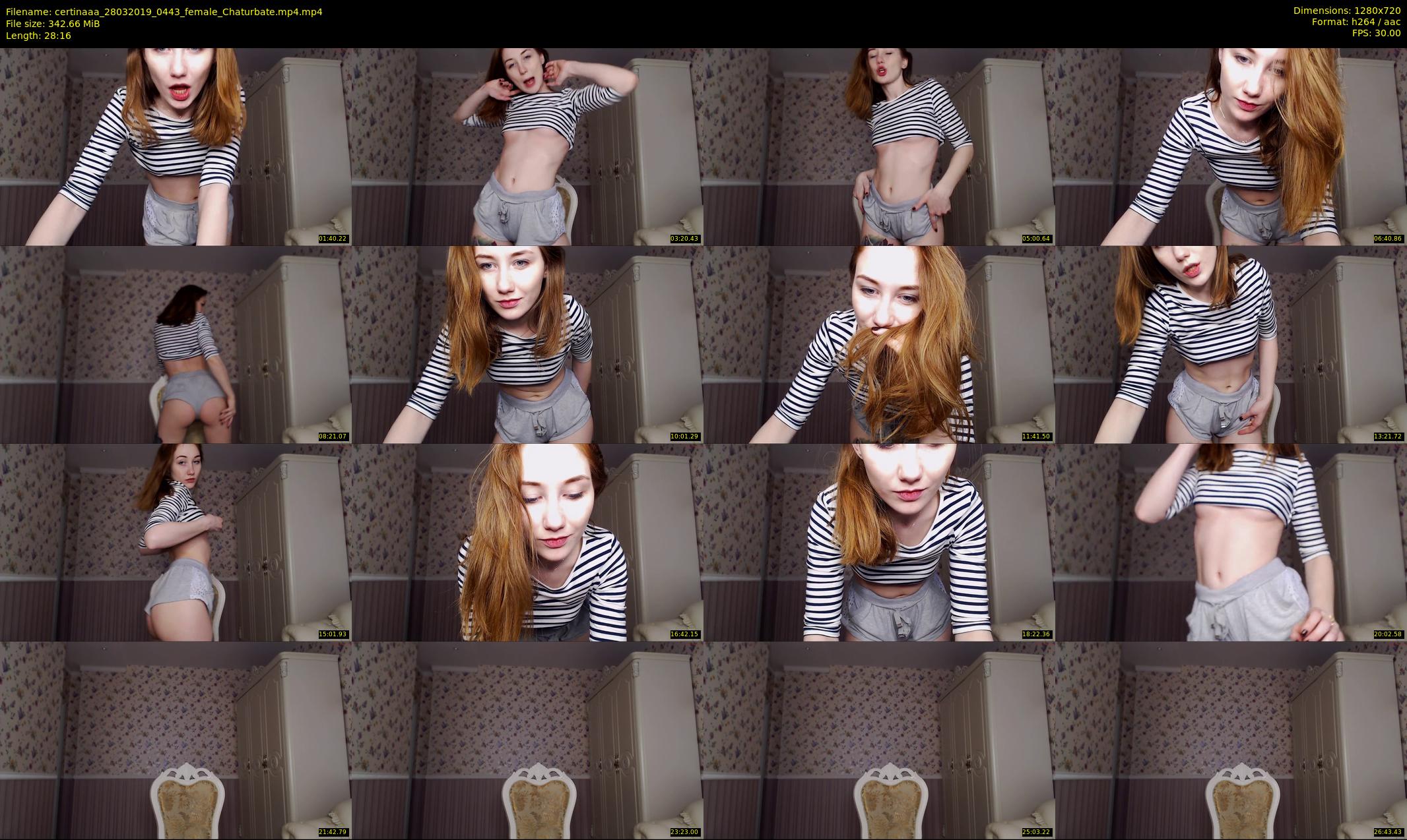 certinaaa — 29 minute Chaturbate female cam show recording, 720p, Mar 28, 2019