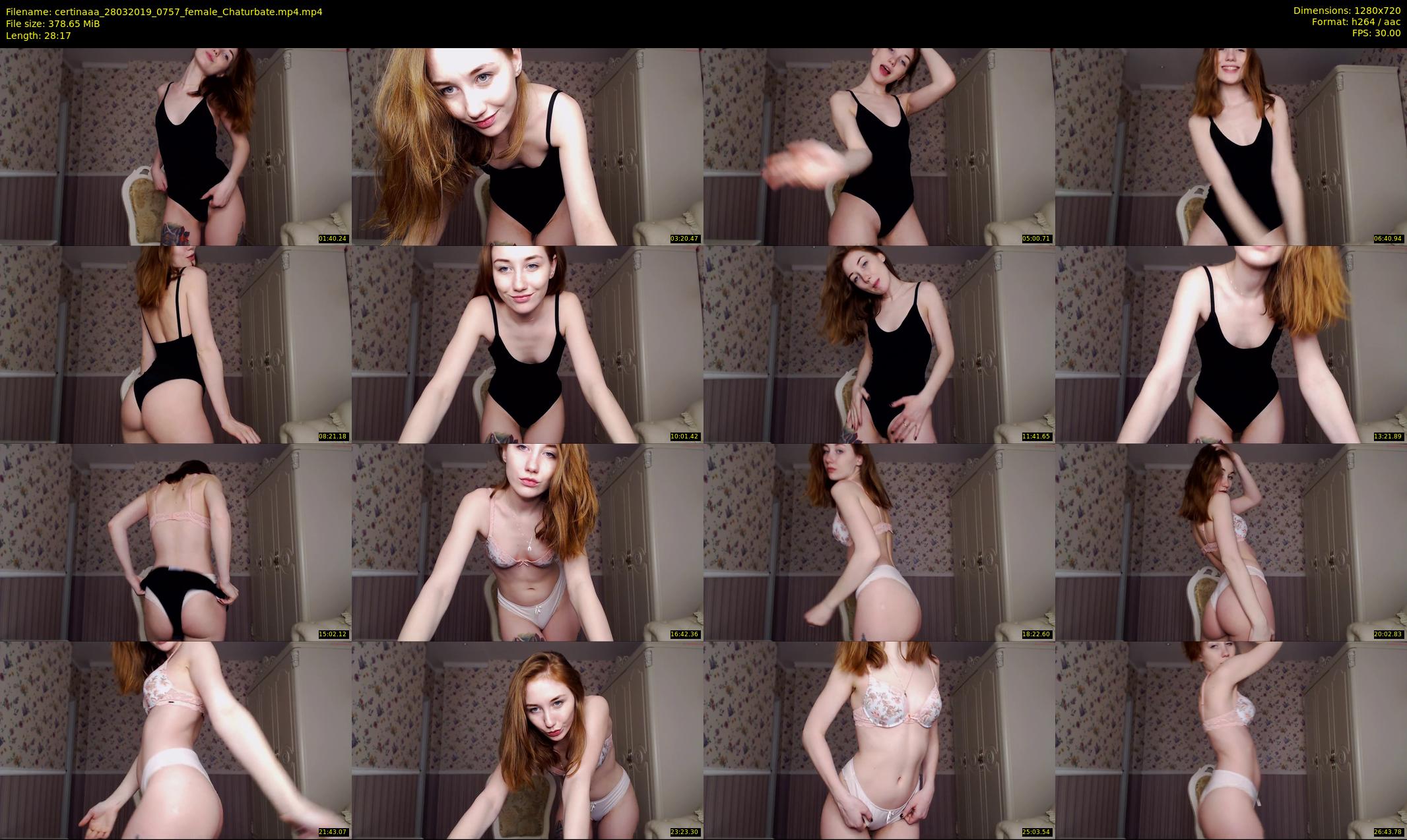 certinaaa — 29 minute Chaturbate female cam show recording, 720p, Mar 28, 2019