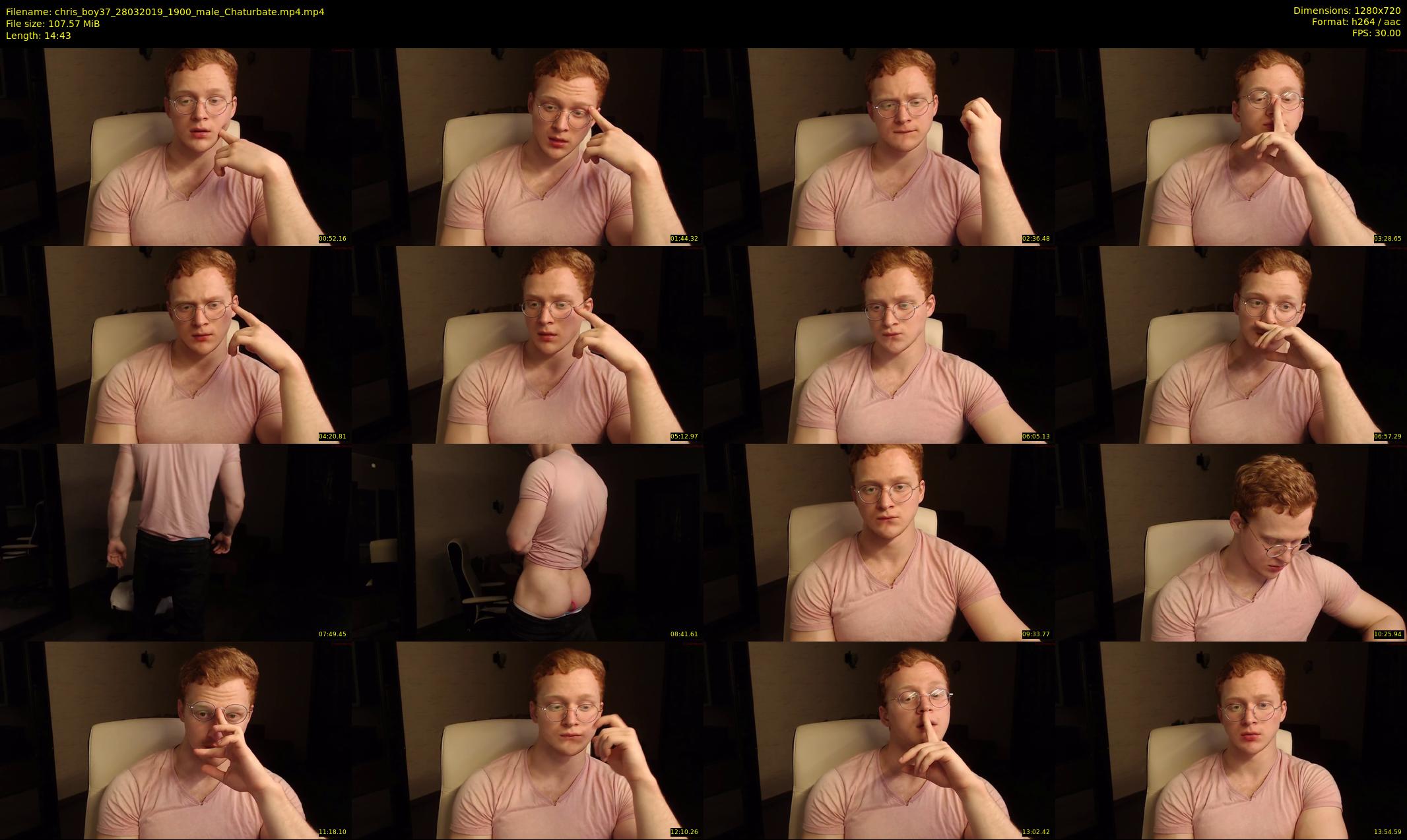 chris_boy37 — 15 minute Chaturbate male cam show recording, 720p, Mar 28, 2019