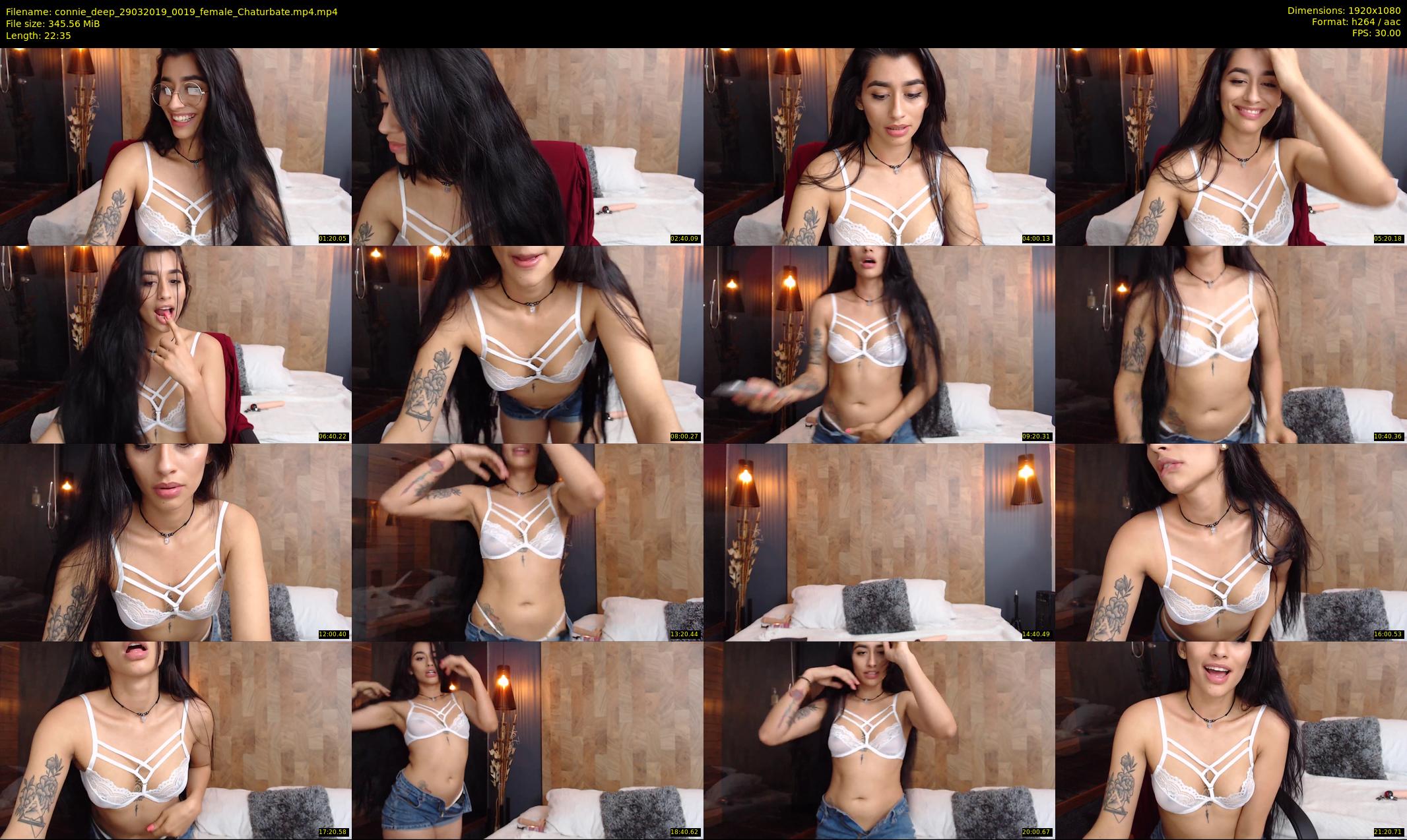 connie_deep — 23 minute Chaturbate female cam show recording, 1080p, Mar 29, 2019
