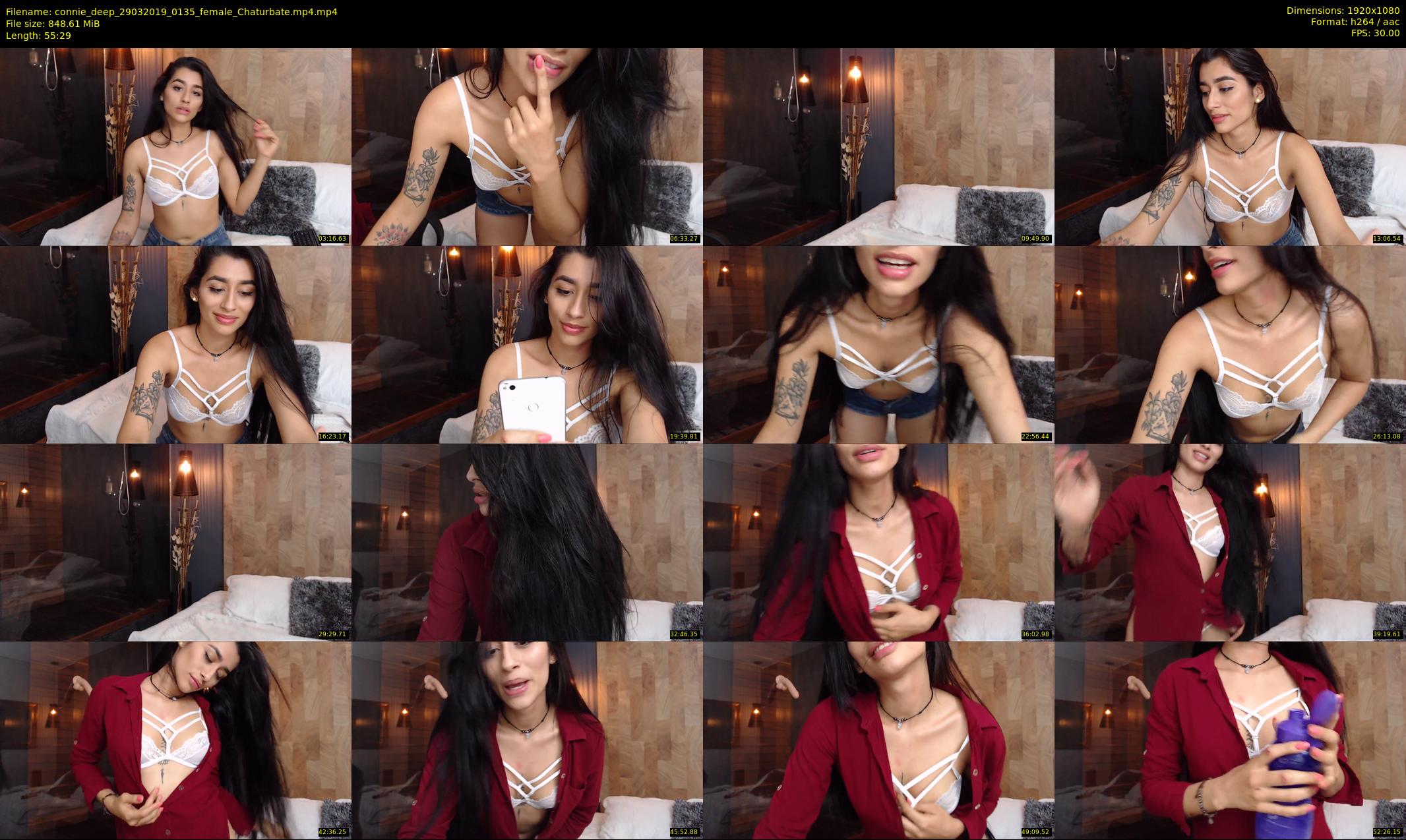 connie_deep — 56 minute Chaturbate female cam show recording, 1080p, Mar 29, 2019