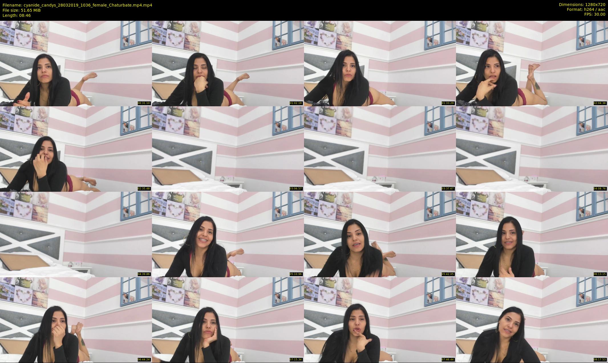 cyanide_candys — 9 minute Chaturbate female cam show recording, 720p, Mar 28, 2019