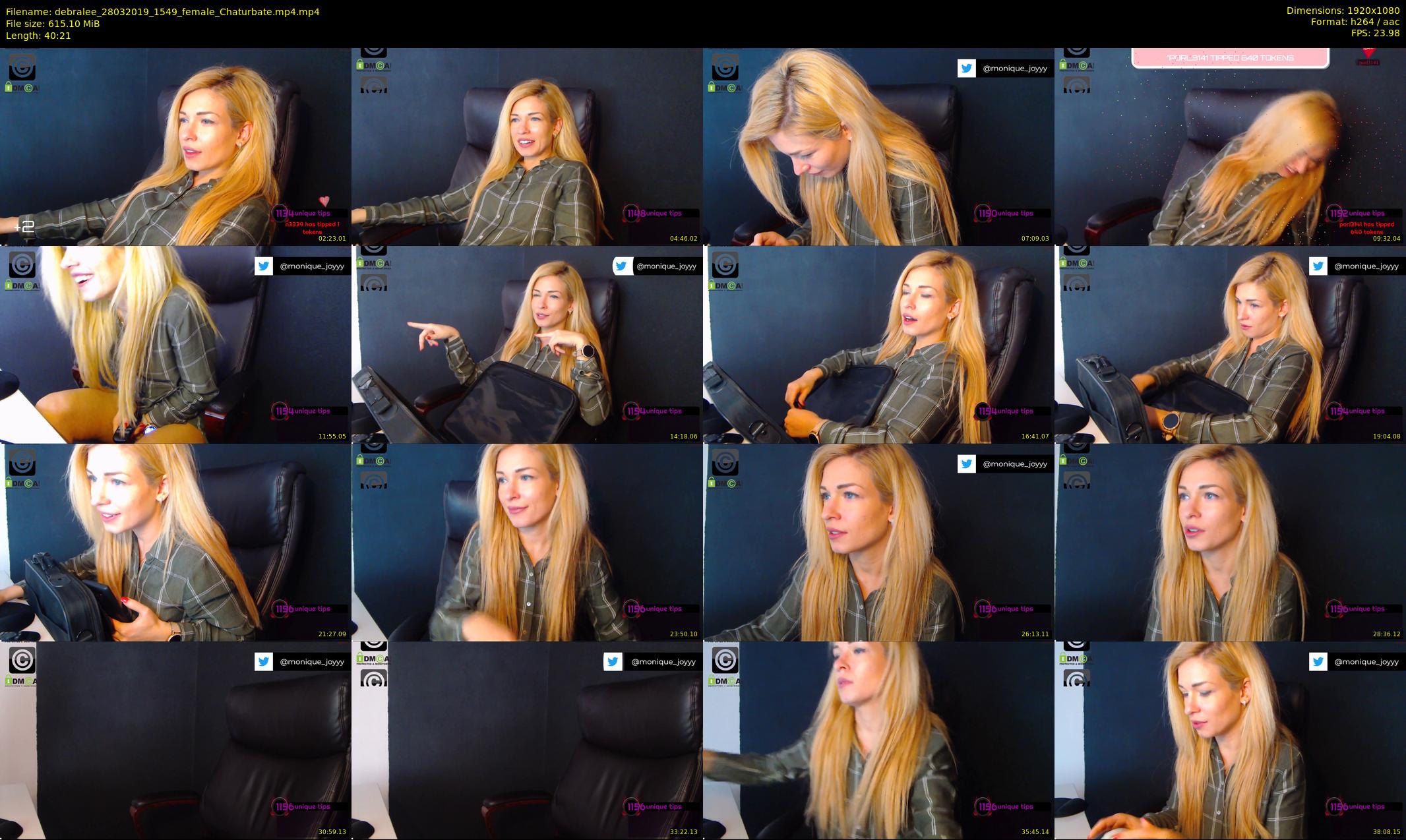debralee — 41 minute Chaturbate female cam show recording, 1080p, Mar 28, 2019