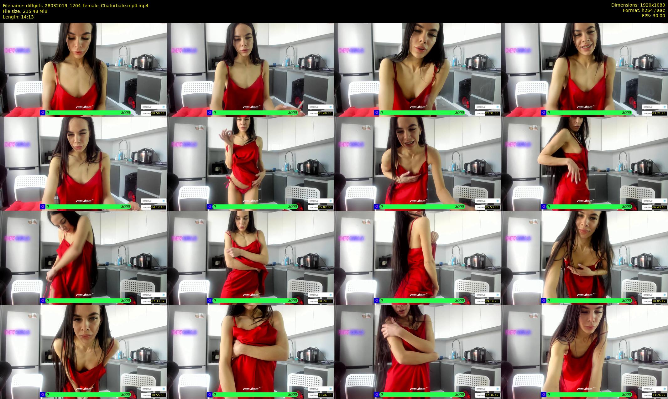 diffgirls — 15 minute Chaturbate female cam show recording, 1080p, Mar 28, 2019